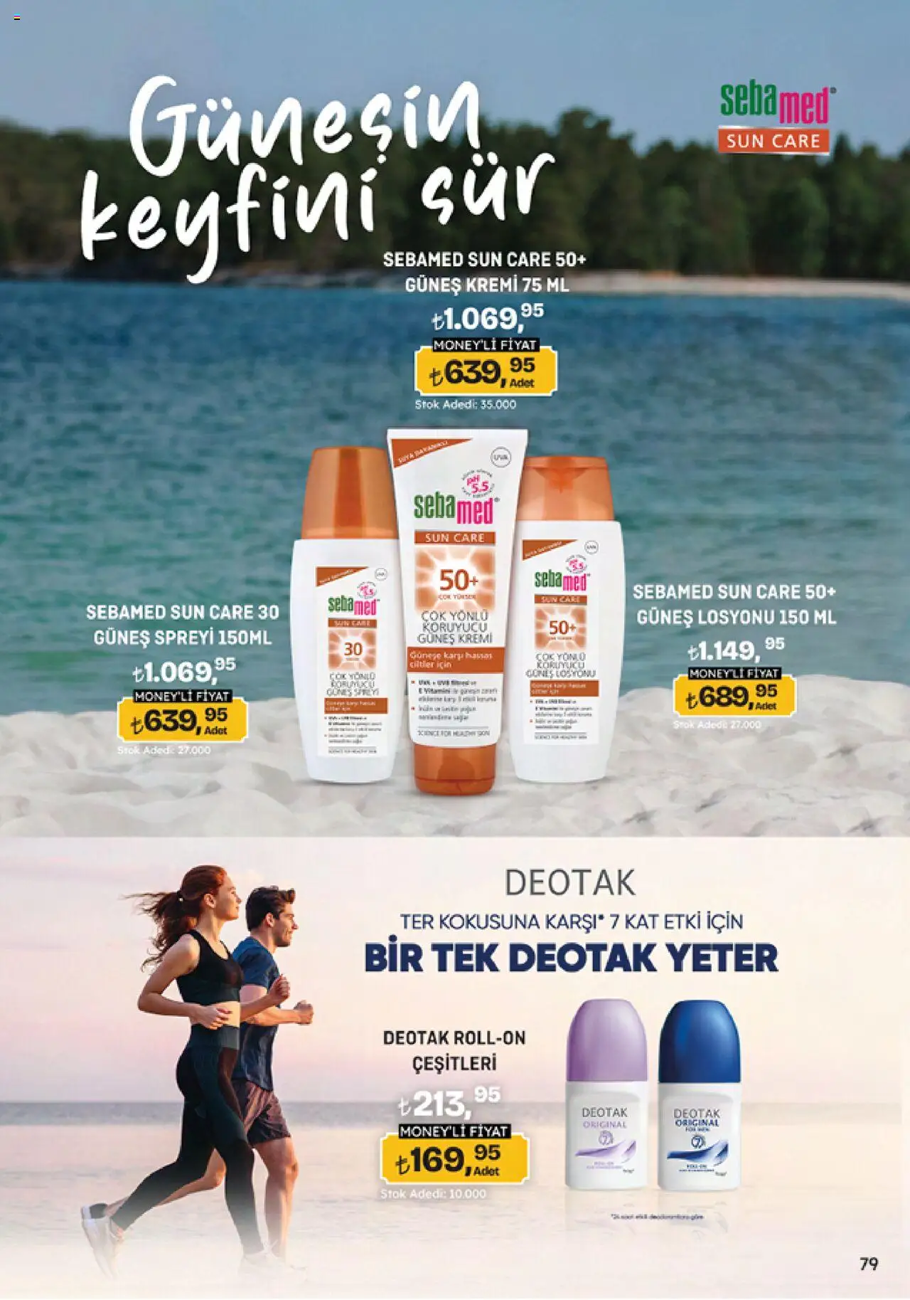 Migros Katalog - Migroskop - 26.06.2025 tarihinden itibaren geçerlidir | Sayfa: 79 | Ürünler: Güneş kremi