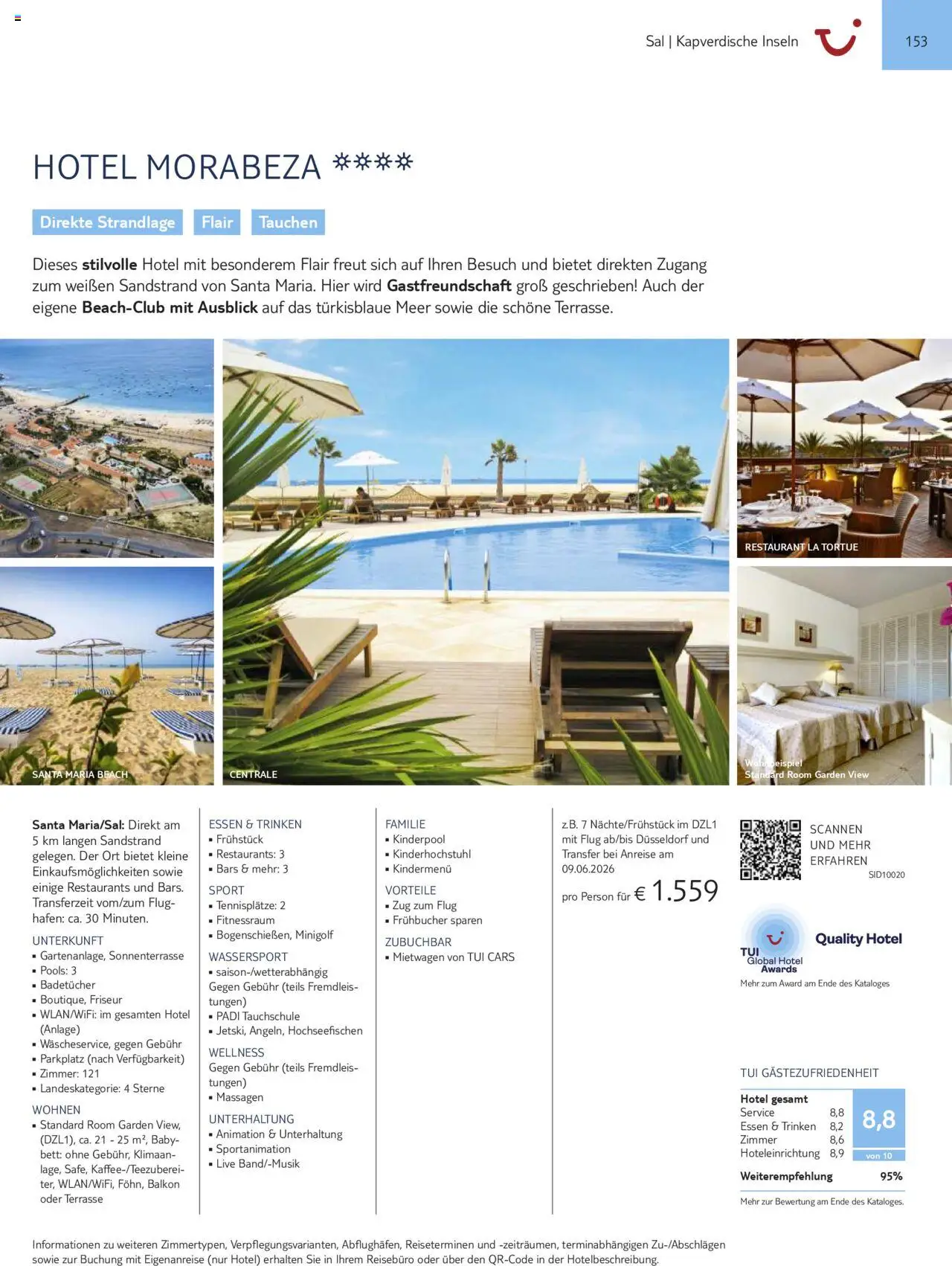 TUI Prospekt Kanaren, Kapverden & Senegal 2025/26	  – gültig ab 01.11.2025 | Seite: 153 | Produkte: Bett