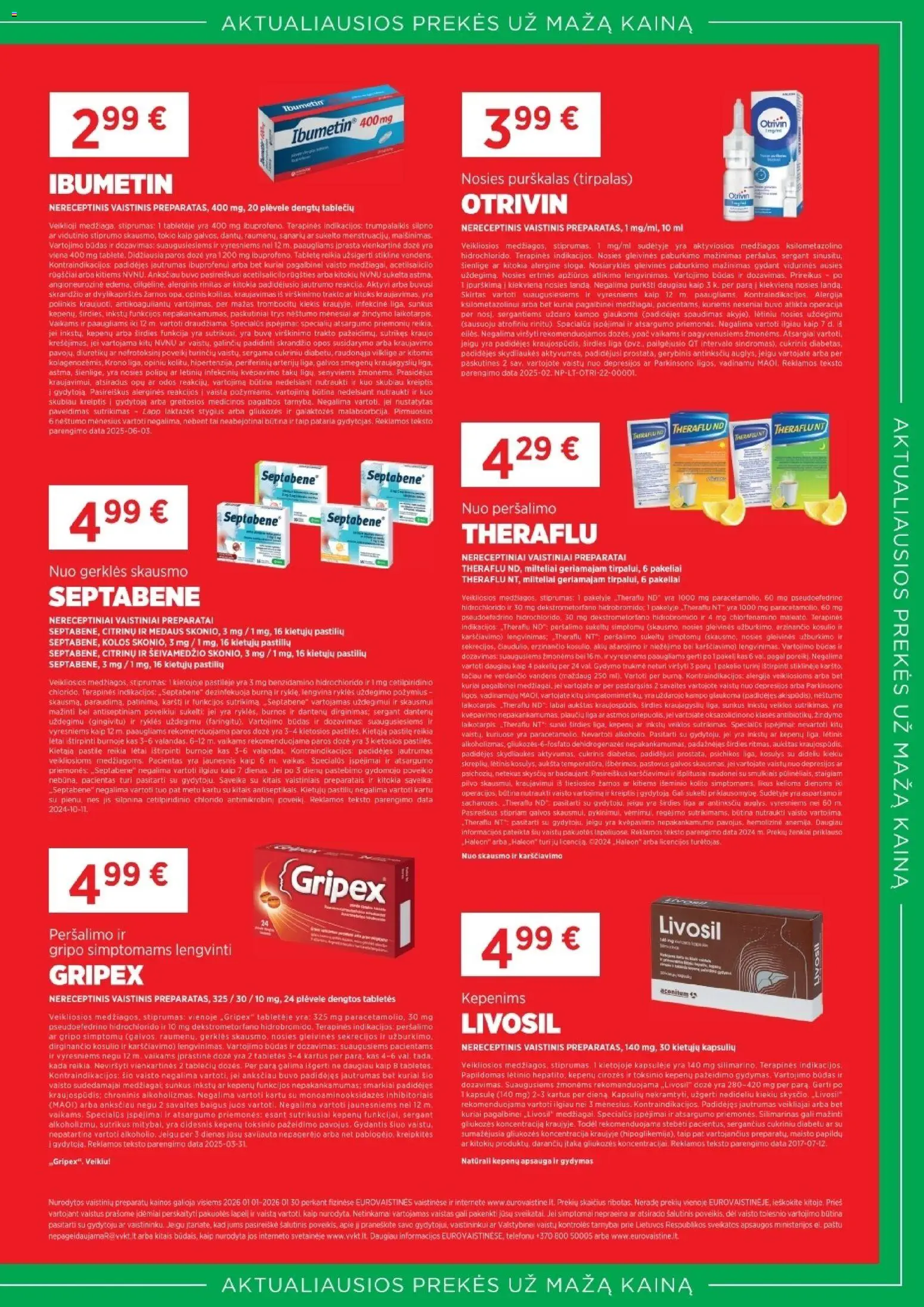 EUROVAISTINĖ akcijos nuo 01.01.2026 | Puslapis: 5