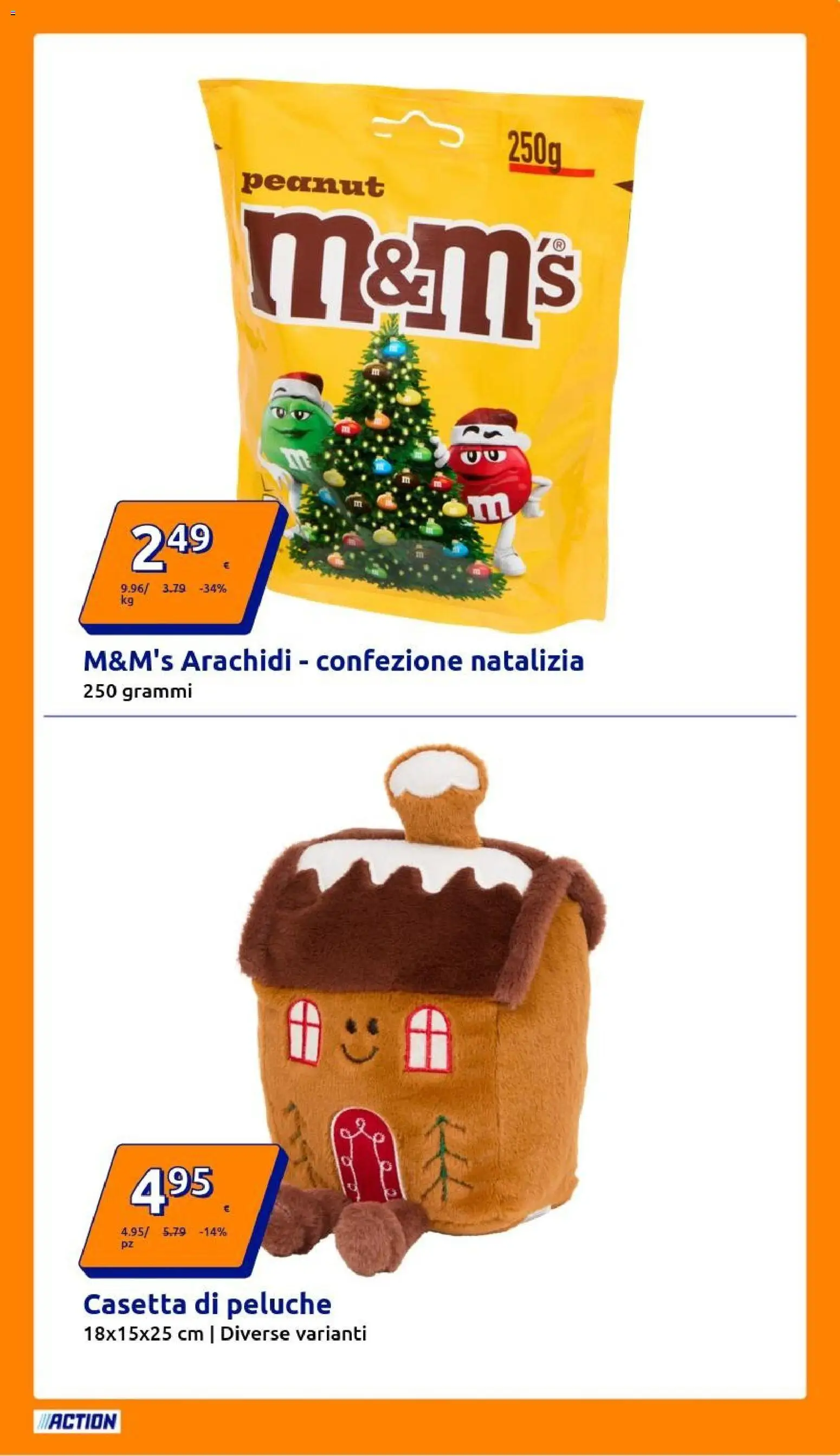 Volantino Action del 24.12.2025 | Pagina: 19 | Prodotti: Peluche, Arachidi