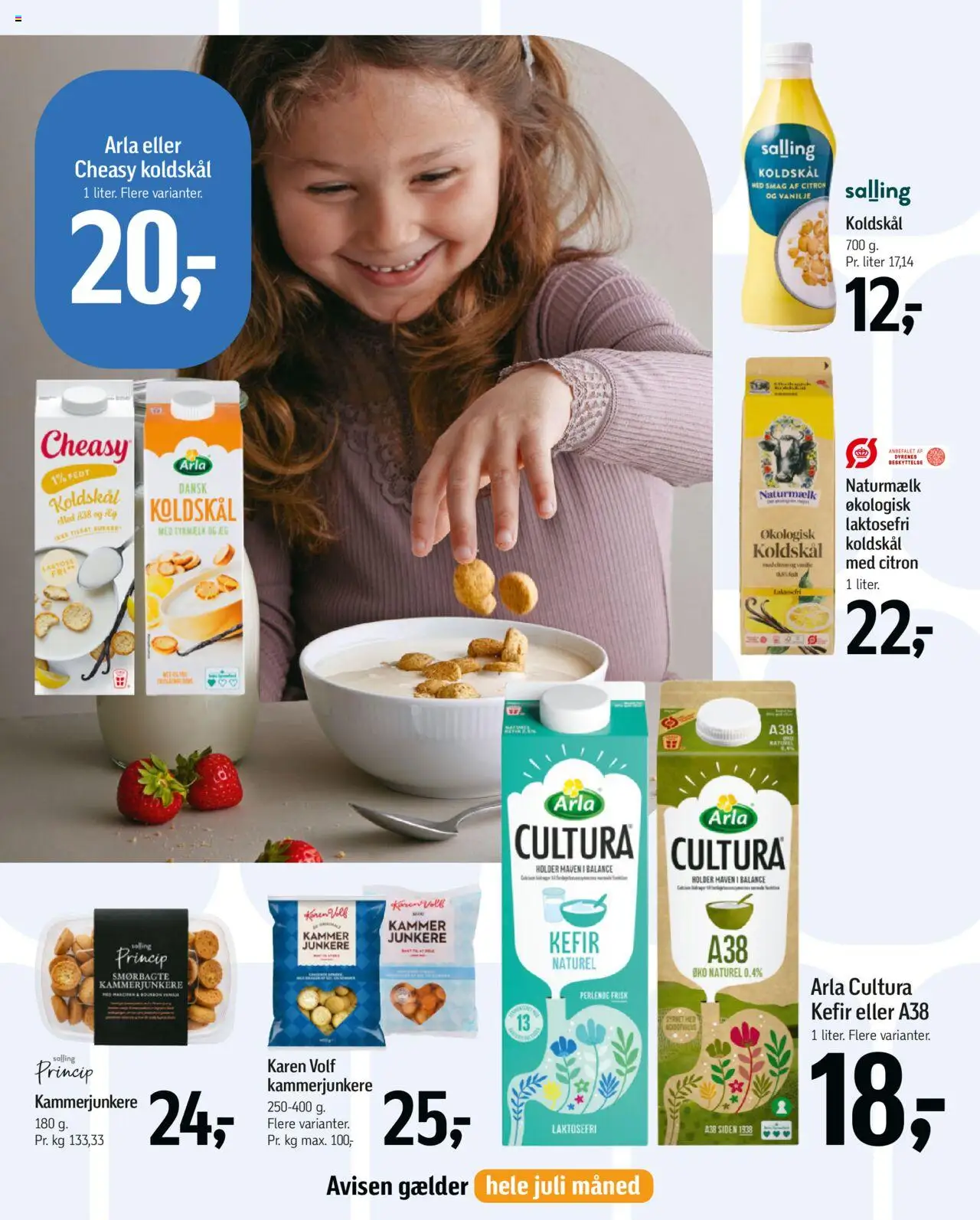 Føtex Tilbudsavis gyldig fra 27.06.2025 | Side: 34 | Produkter: Bourbon, Koldskål, Cookies, Vanilje