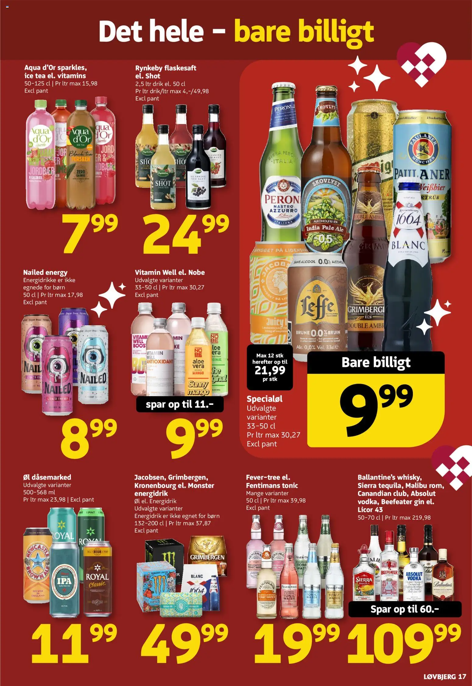 Løvbjerg tilbudsavis – gyldig fra 05.12.2025 | Side: 17 | Produkter: Mango, Øl, Jordbær, Vodka