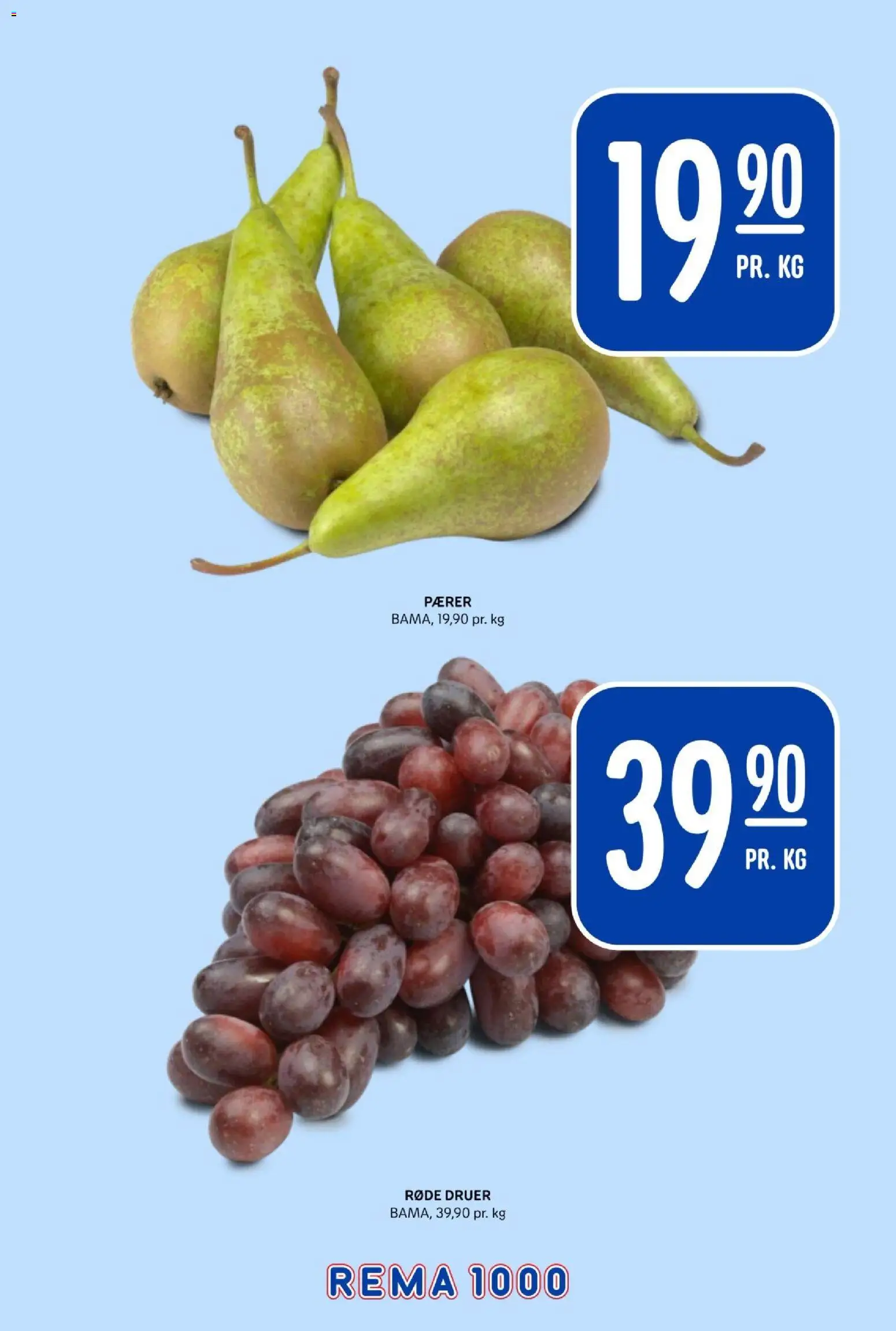 {H1} | Side: 15 | Produkter: Pærer, Druer