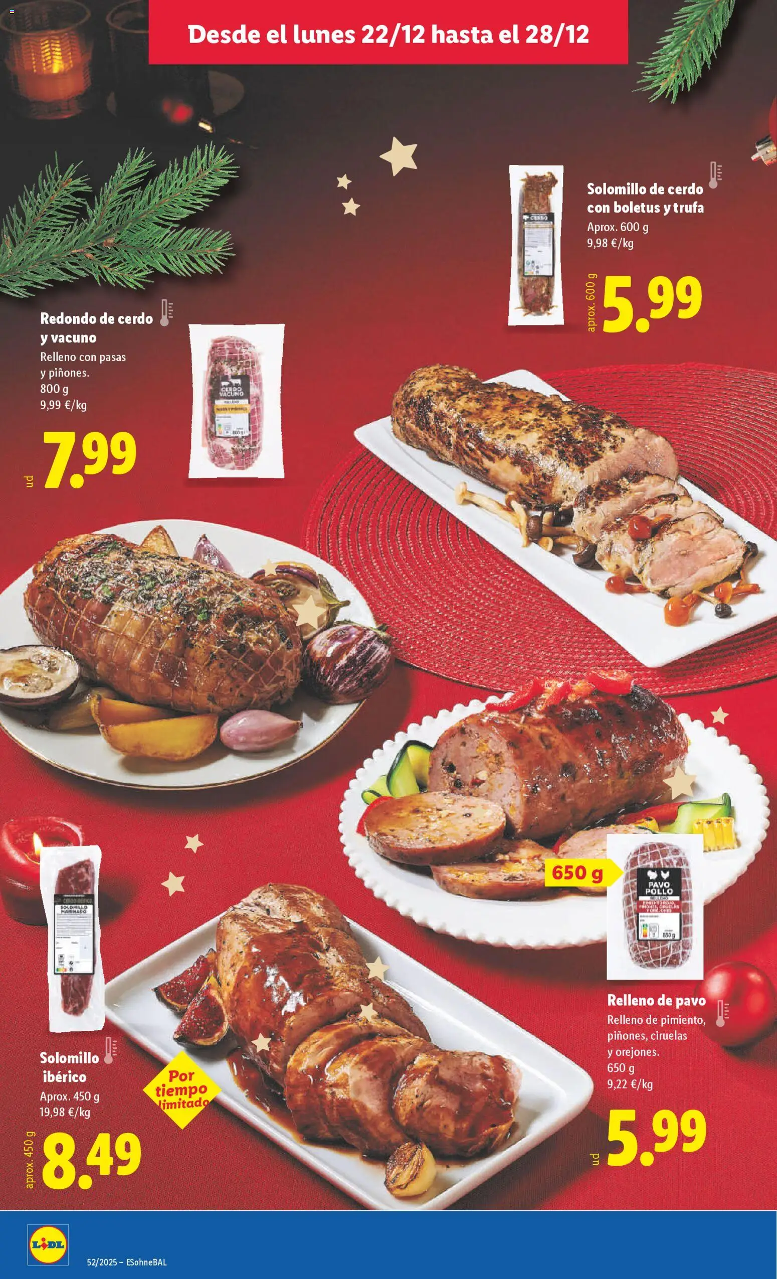 Lidl folleto │ válido desde el 22.12.2025 | Página: 6 | Productos: Solomillo de cerdo, Cerdo