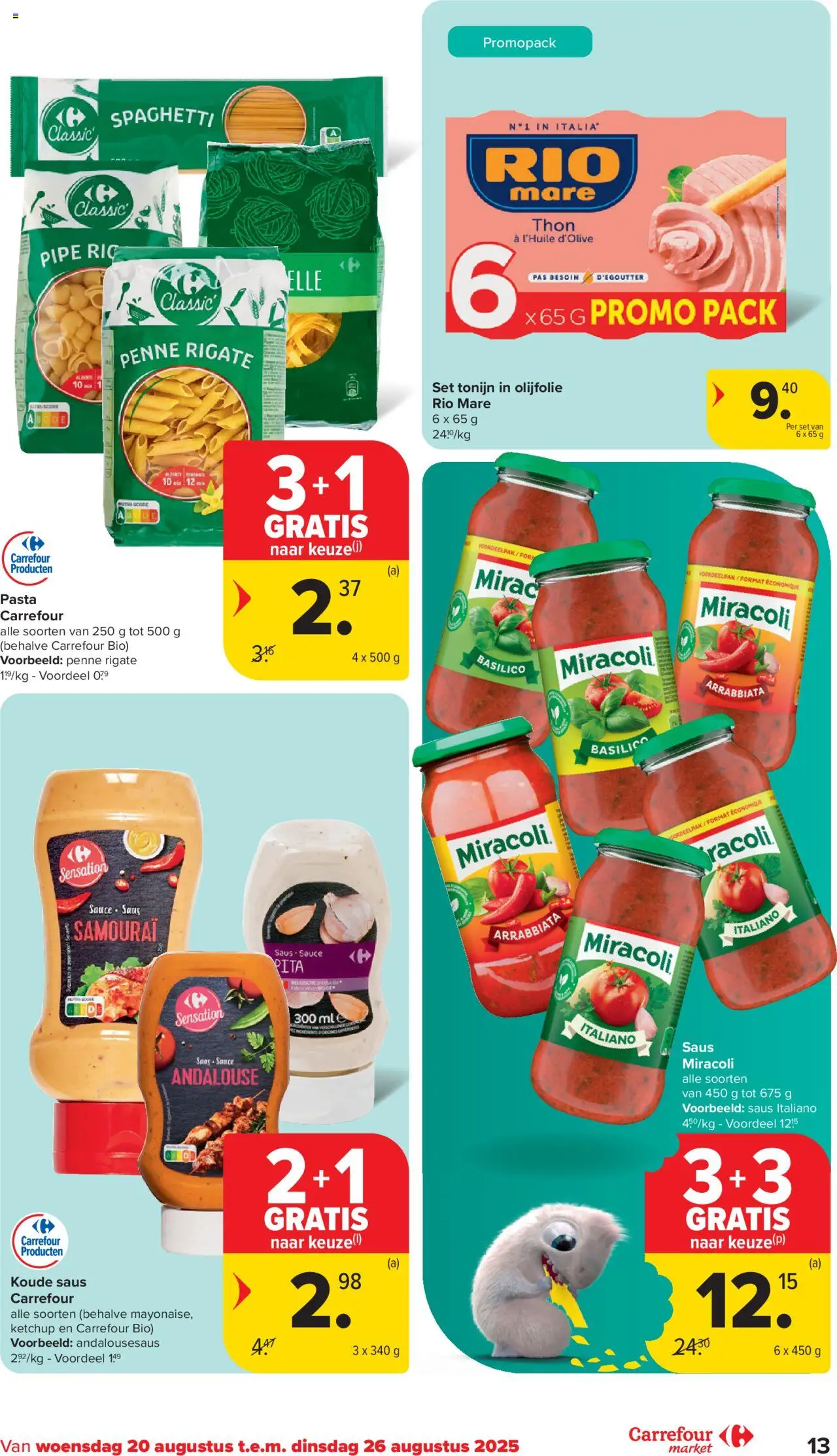  | Pagina: 13 | Producten: Olijfolie, Pasta, Ketchup, Saus