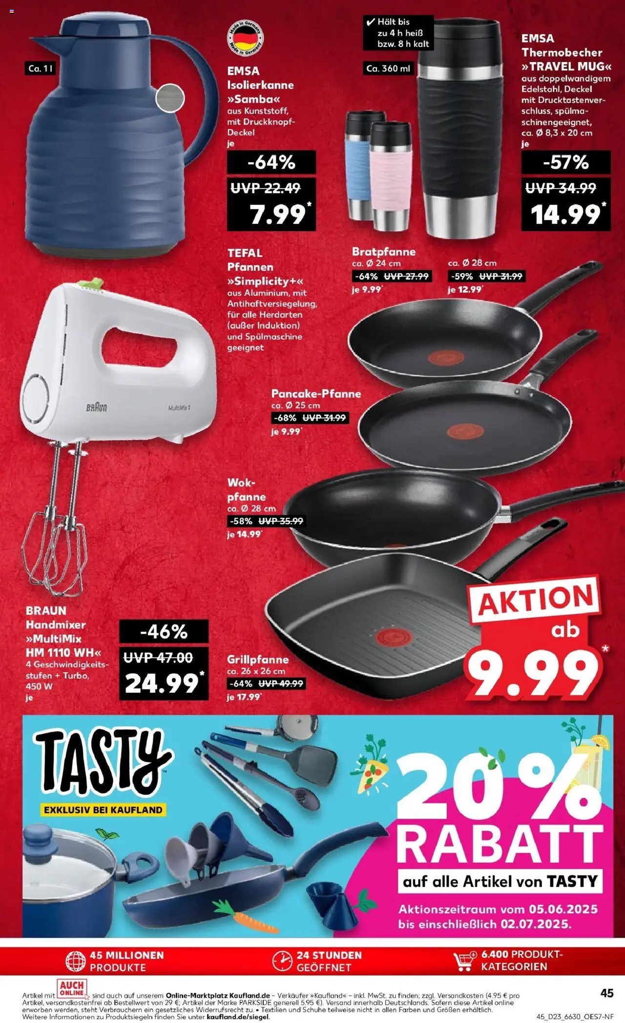 Kaufland prospekt Gummersbach	 - gültig ab dem 09.06.2025 | Seite: 60 | Produkte: Grill, Mixer, Handmixer, Wok