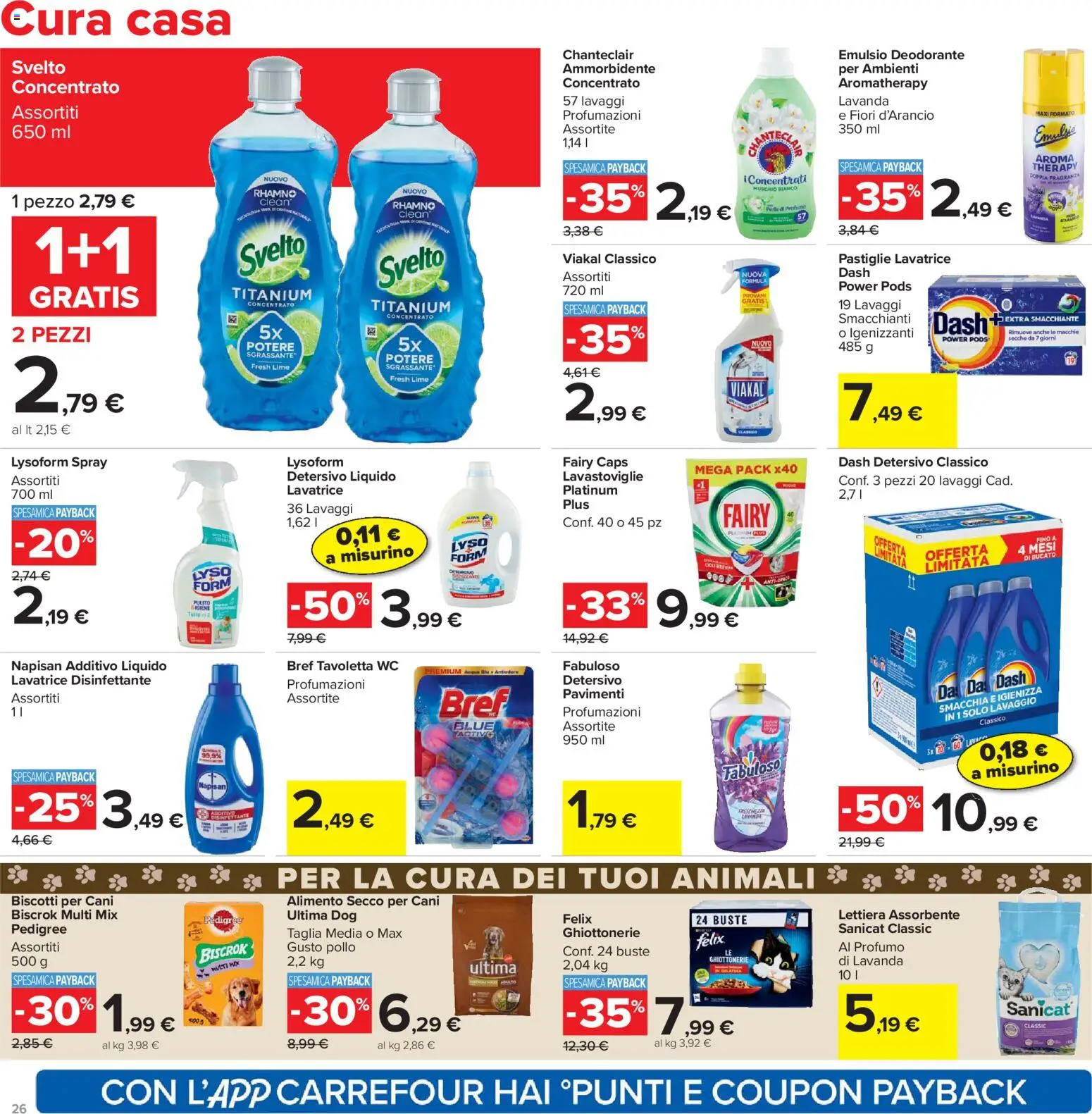 Volantino Carrefour del 24.03.2026 | Pagina: 26 | Prodotti: Ammorbidente, Lime, Profumo, Fragranza