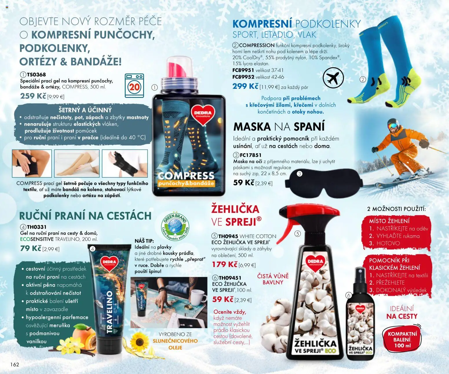 Nové Dedra akcie – leták je platný od 01.11.2025 | Strana: 62 | Produkty: Žehlička, Maska, Plavky