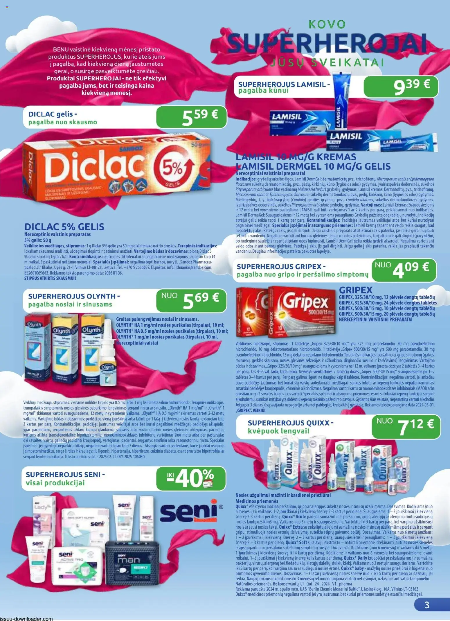 BENU akcijos nuo 01.03.2026 | Puslapis: 3 | Prekių: Kremas