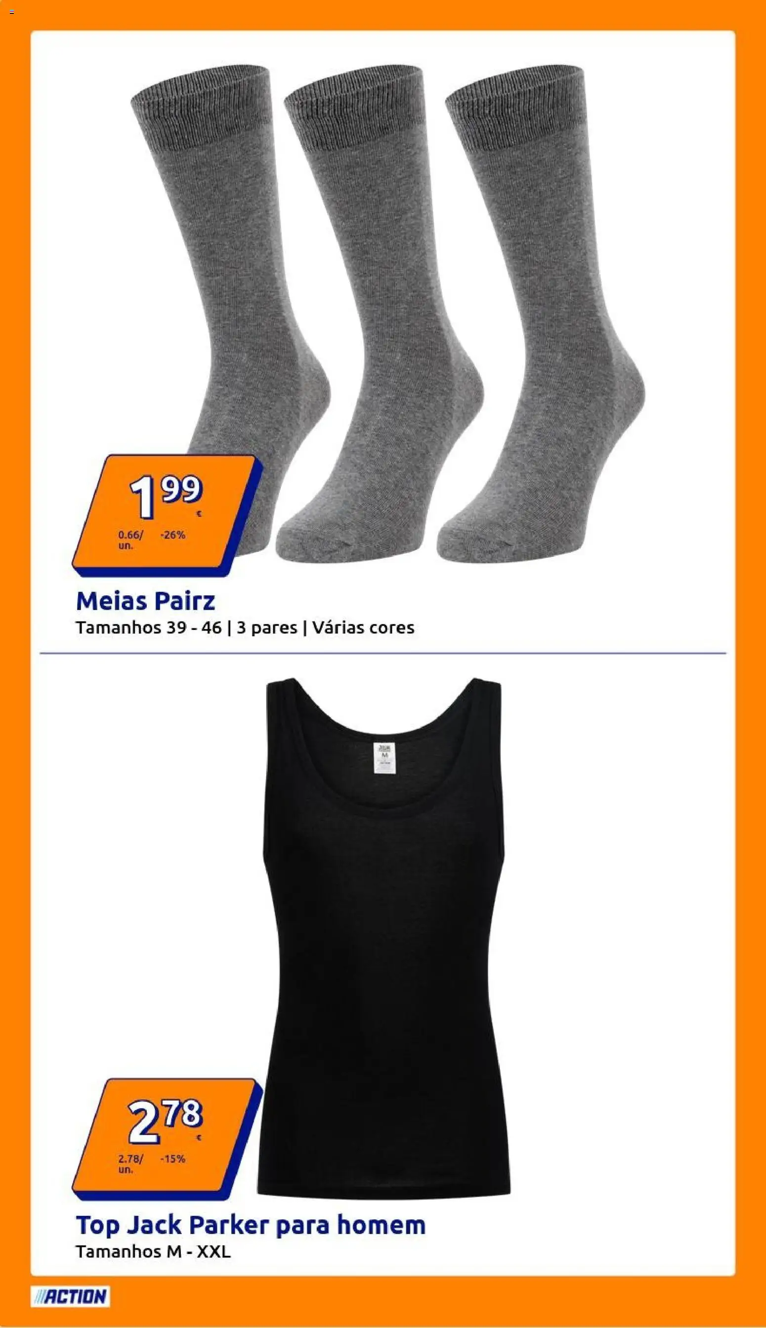 Action - Action PT week 6 2026 │ válido de 04.02.2026 | Página: 4 | Produtos: Top, Meias