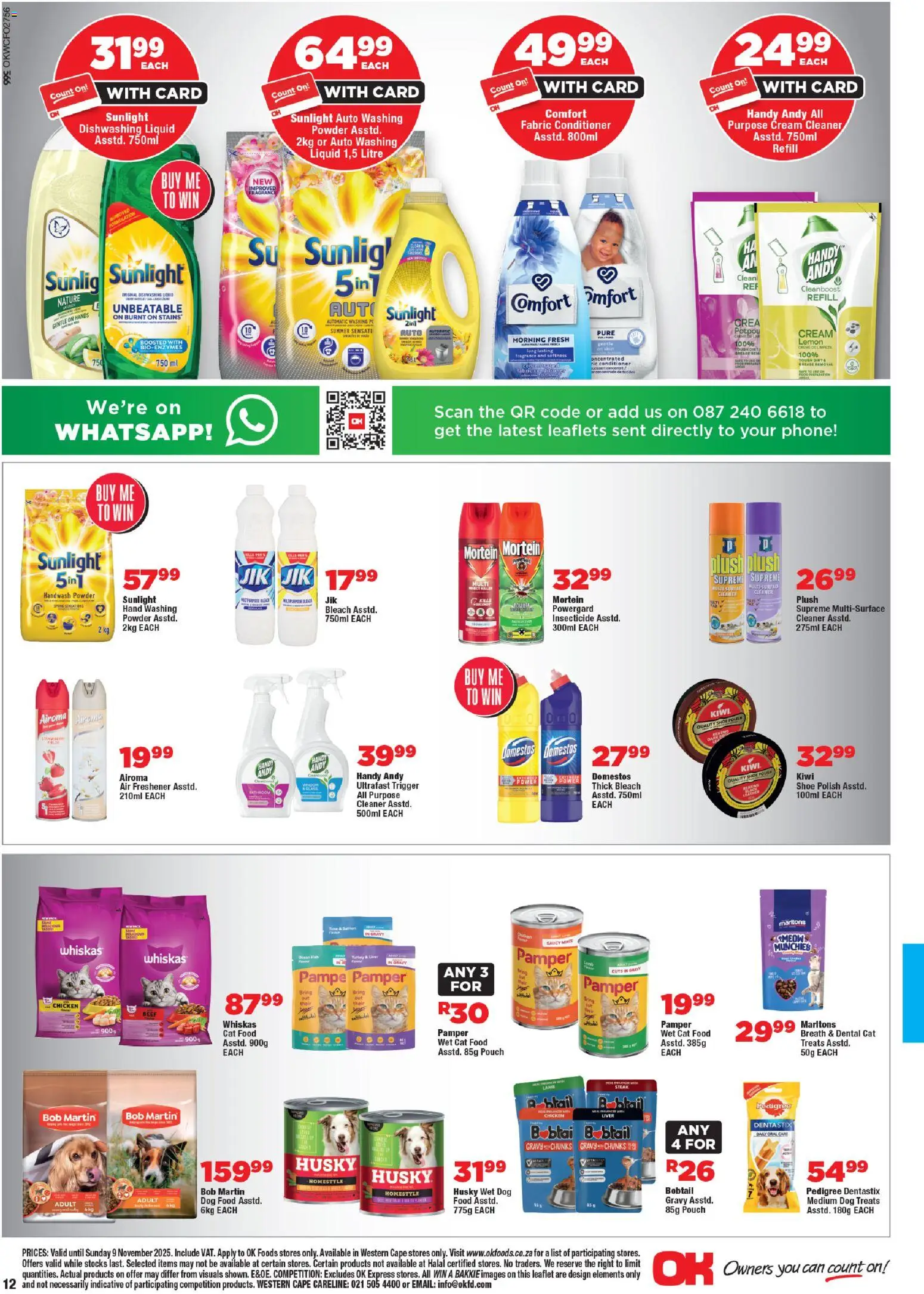 New OK Foods catalogue – valid from 24.10.2025 | Page: 12 | Products: Handwash, Drone, Fragrance, Gravy