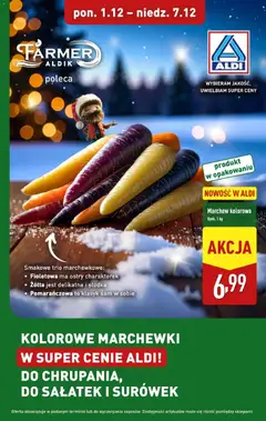 Pogląd oferty "Aldi Gazetka - Kolorowe marchewki" - ważna od 01.12.2025