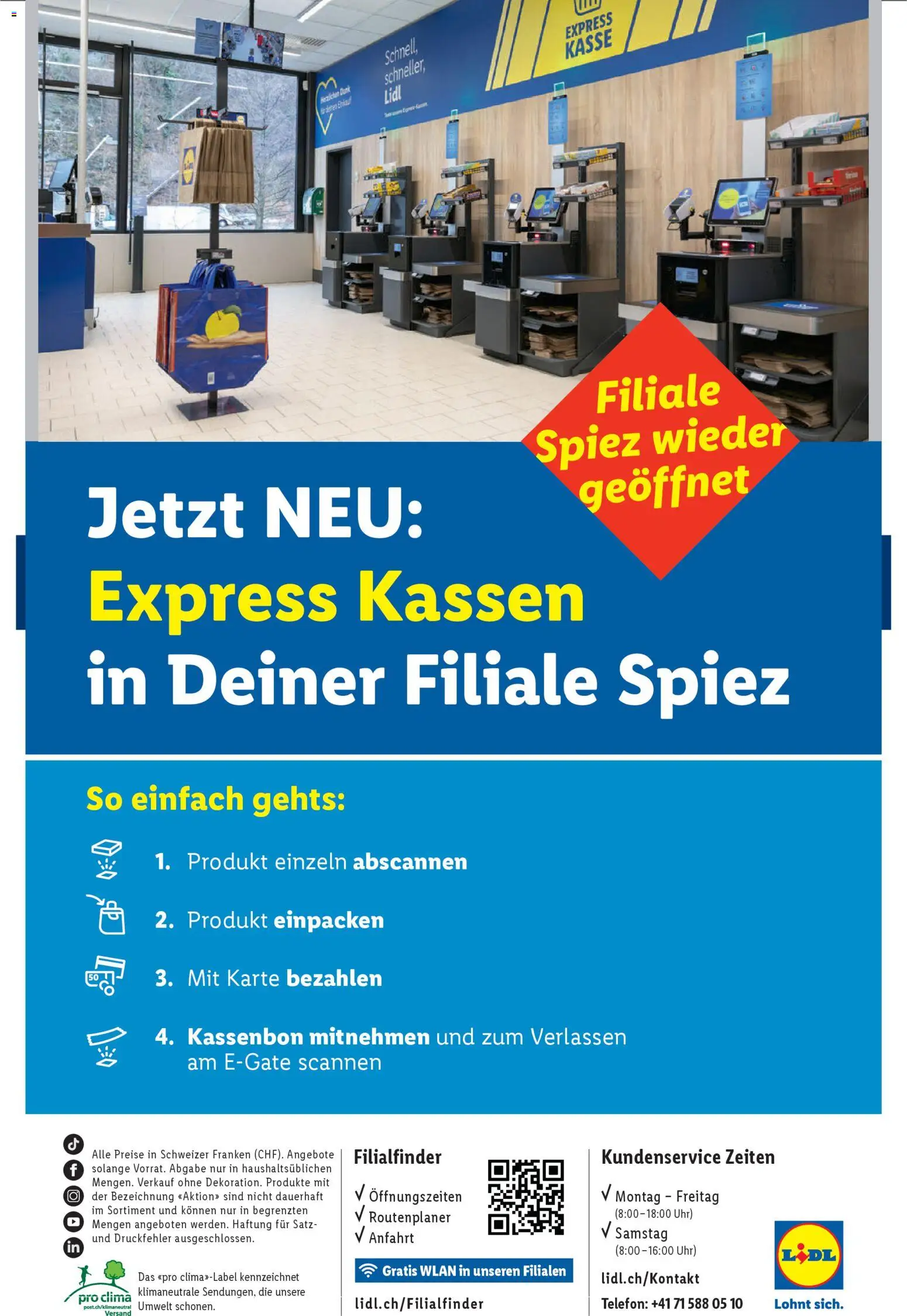 Lidl Aktionen Wiedereröffnung Spiez – gültig ab 29.01.2026 | Seite: 4 | Produkte: Uhr