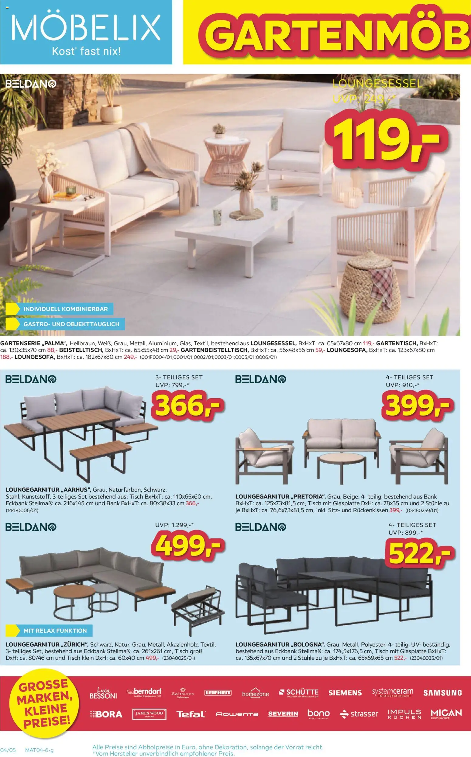 Möbelix Angebote gültig ab 06.04.2026 | Seite: 4 | Produkte: Tisch, Samsung