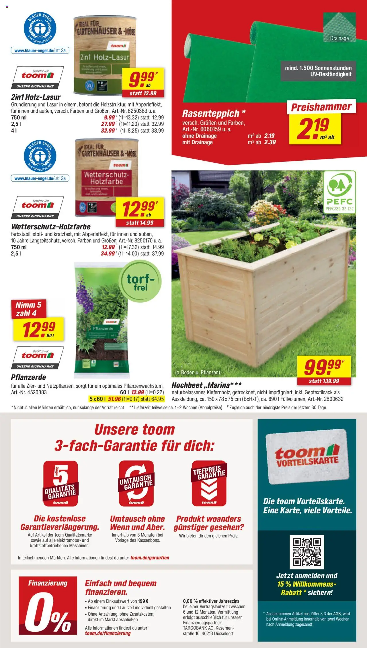 Toom Baumarkt Prospekt 	 - gültig ab dem 26.07.2025 | Seite: 3 | Produkte: Hochbeet, Pflanzerde