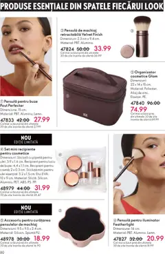 Ofertele Oriflame valabile de la 12.11.2025 | Pagină: 80 | Produse: Iluminator, Recipiente, Luciu de buze, Ulei