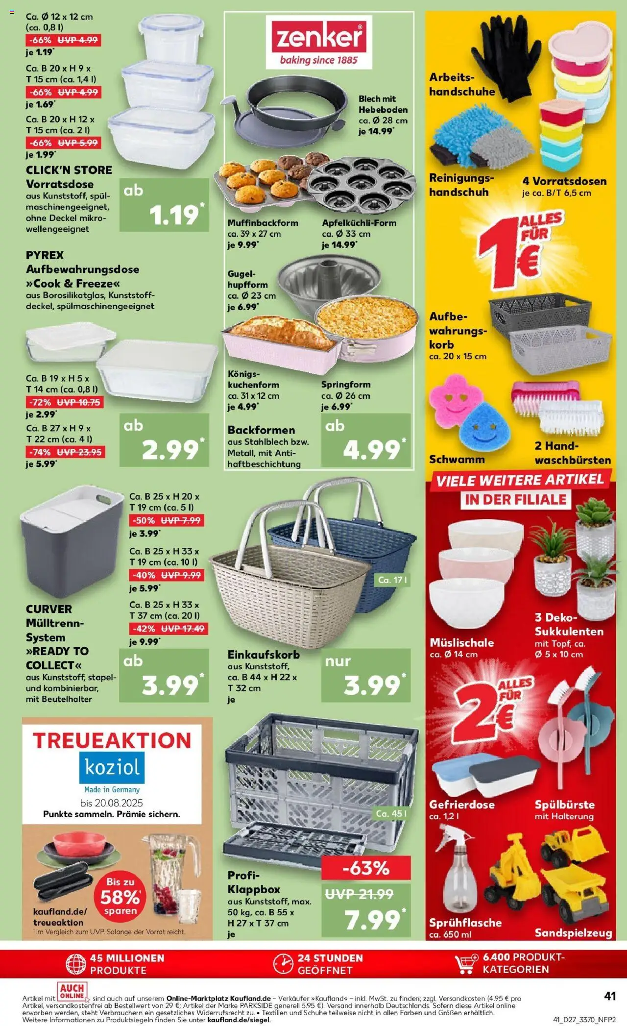 Kaufland prospekt Strausberg	 - gültig ab dem 03.07.2025 | Seite: 41 | Produkte: Box, Korb, Apple, Handschuhe