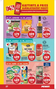 ARANY ÁSZOK DOBOZOS SÖR, 4,3% alkoholtartalom 0,5 liter, 778 Ft/liter - amely érvényes a következő dátumtól: 27.11.2025 | Oldal: 31