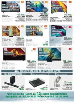 Vista previa El Corte Inglés ofertas válido desde el 23.03.2026 | Página: 2 | Productos: Barras de sonido, Καλαμάρι, Televisor