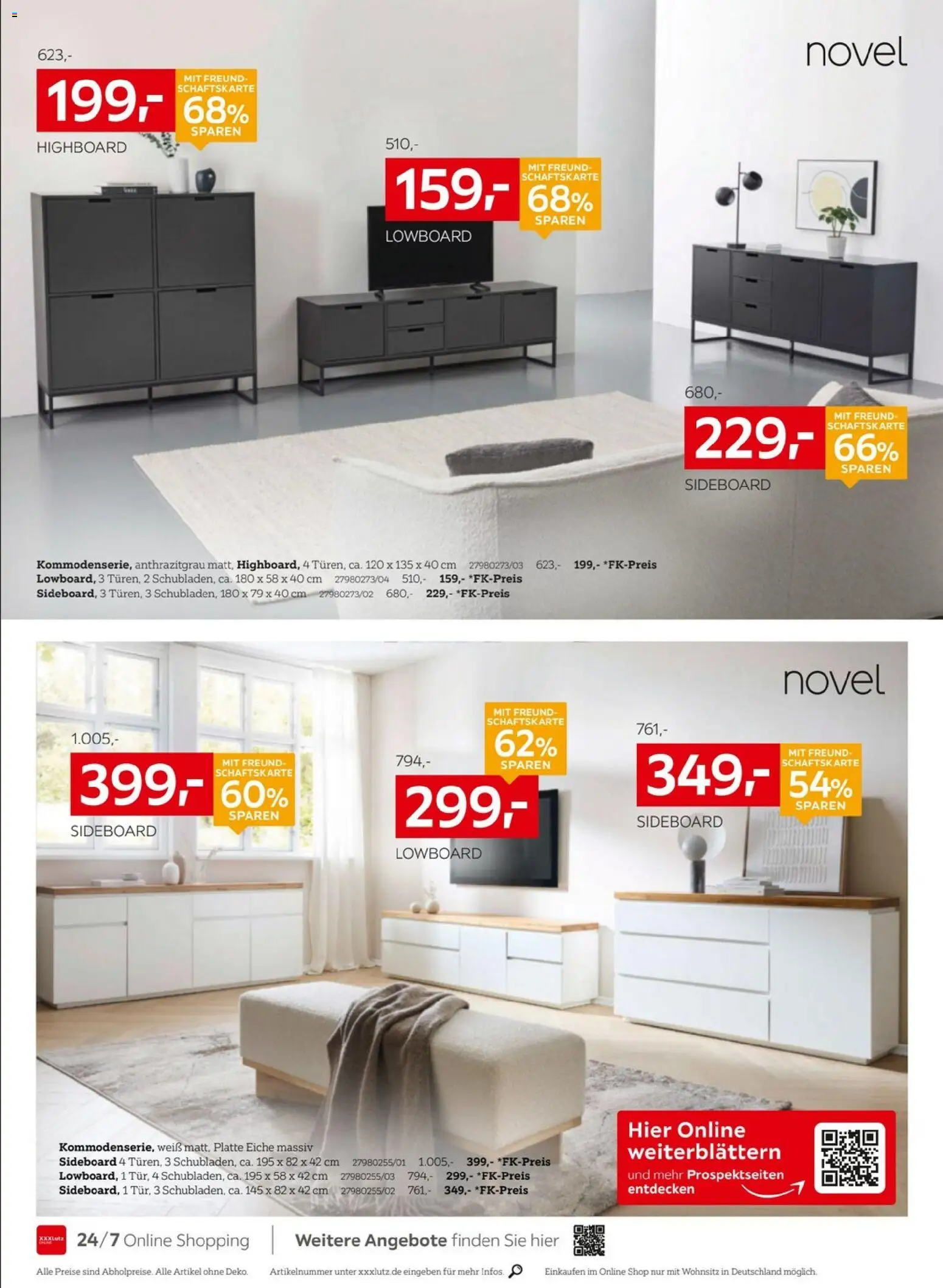 XXXL Lutz Prospekt 	 – gültig ab 02.01.2026 | Seite: 18 | Produkte: Sideboard, Lowboard, HIghboard