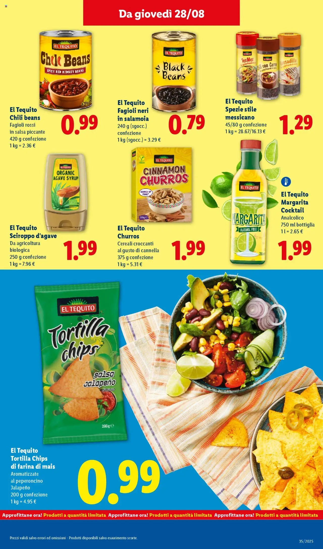 Volantino Lidl del 25.08.2025 | Pagina: 27 | Prodotti: Cereali, Spezie, Peperoncino, Bottiglia