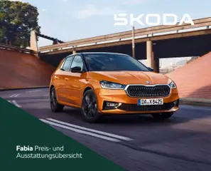 Škoda Fabia Preisliste ab 10.09.2025 gültig