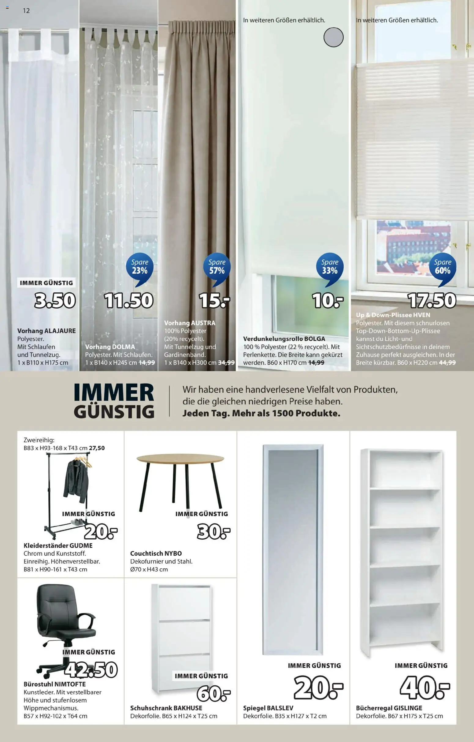 JYSK  Angebote gültig ab 05.01.2026 | Seite: 12 | Produkte: Couchtisch, Spiegel