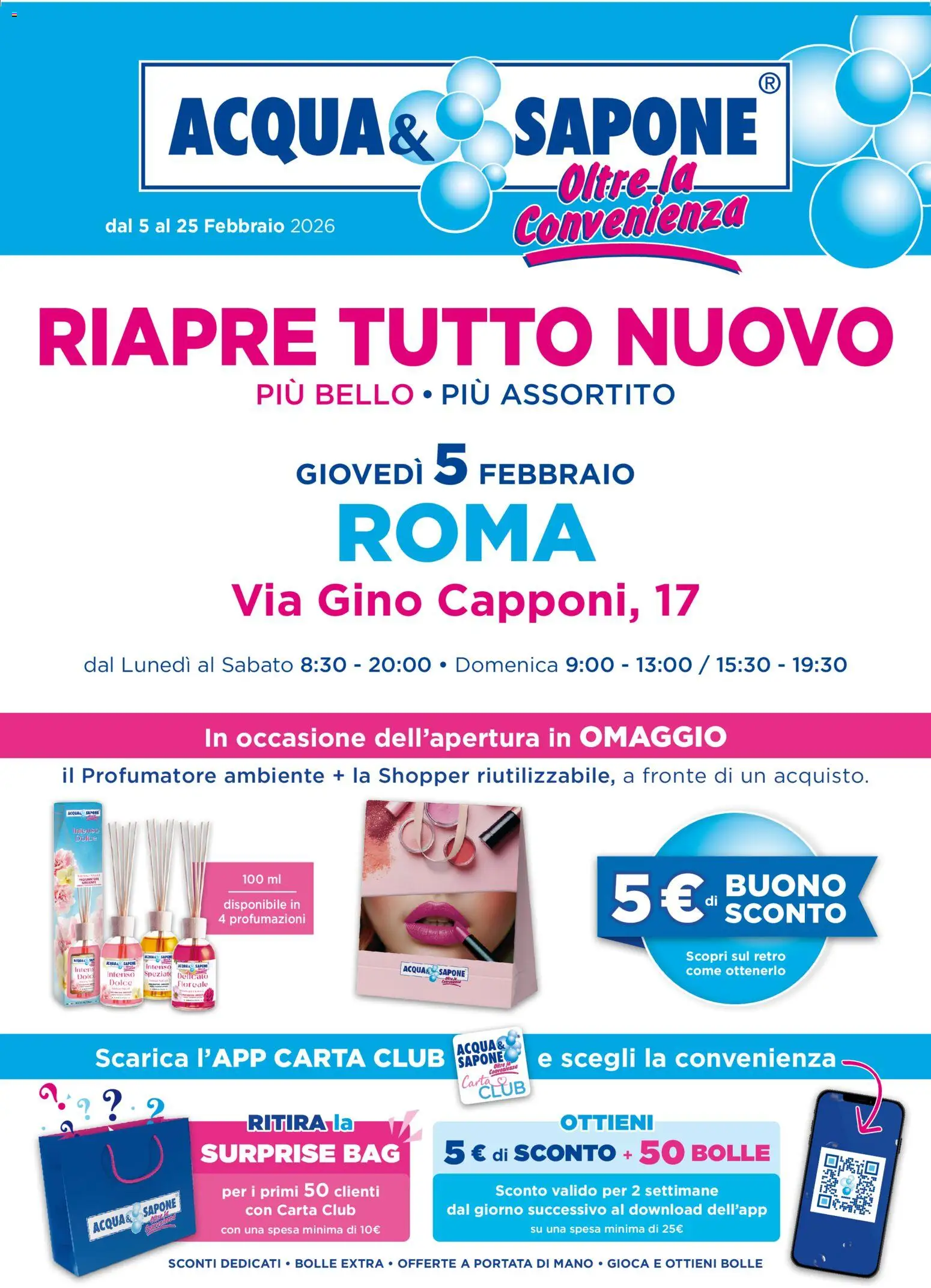 Volantino Acqua e Sapone del 05.02.2026 | Pagina: 1
