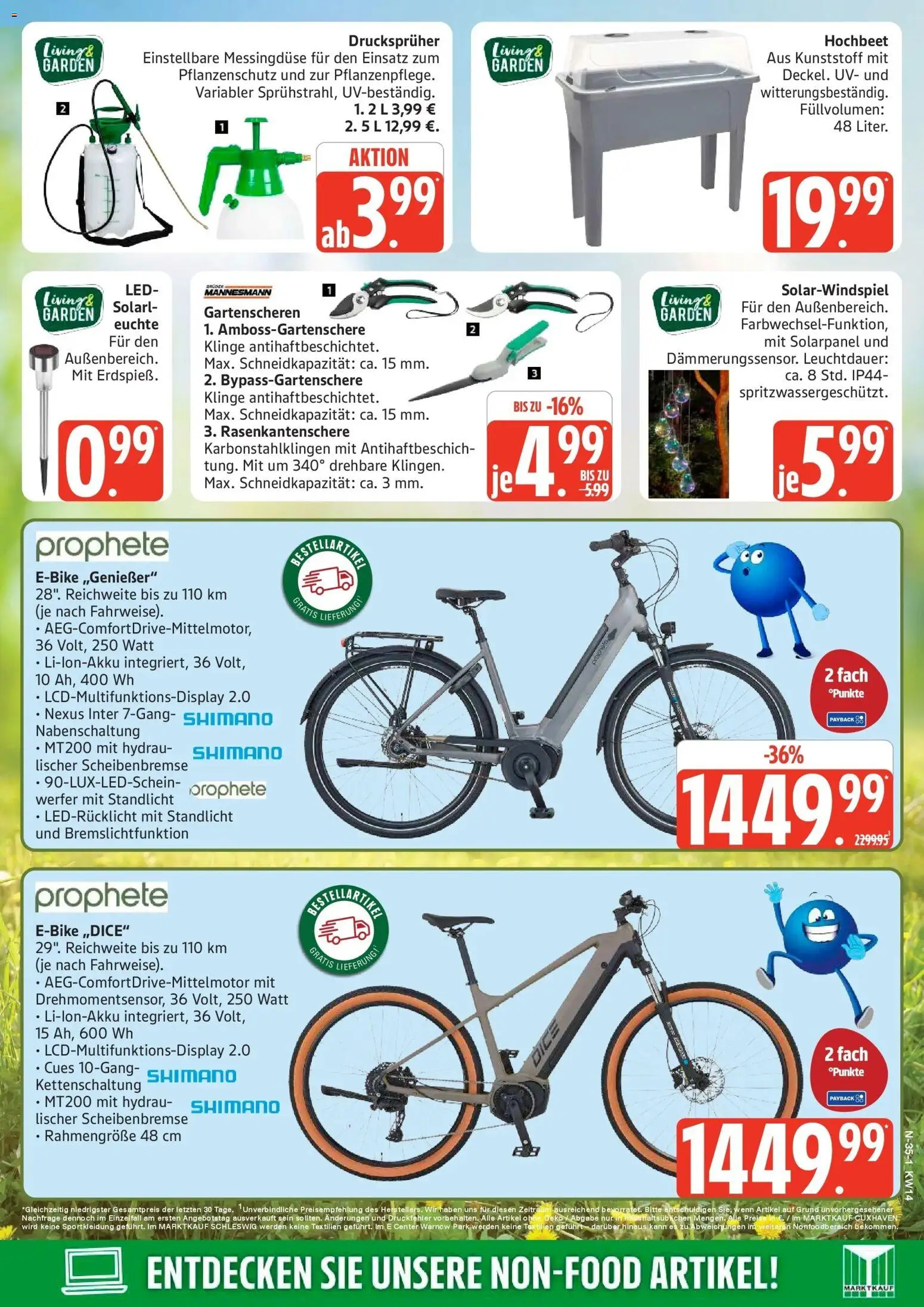 Edeka prospekt Rostock	 – gültig ab 30.03.2026 | Seite: 35 | Produkte: Hochbeet, E-Bike