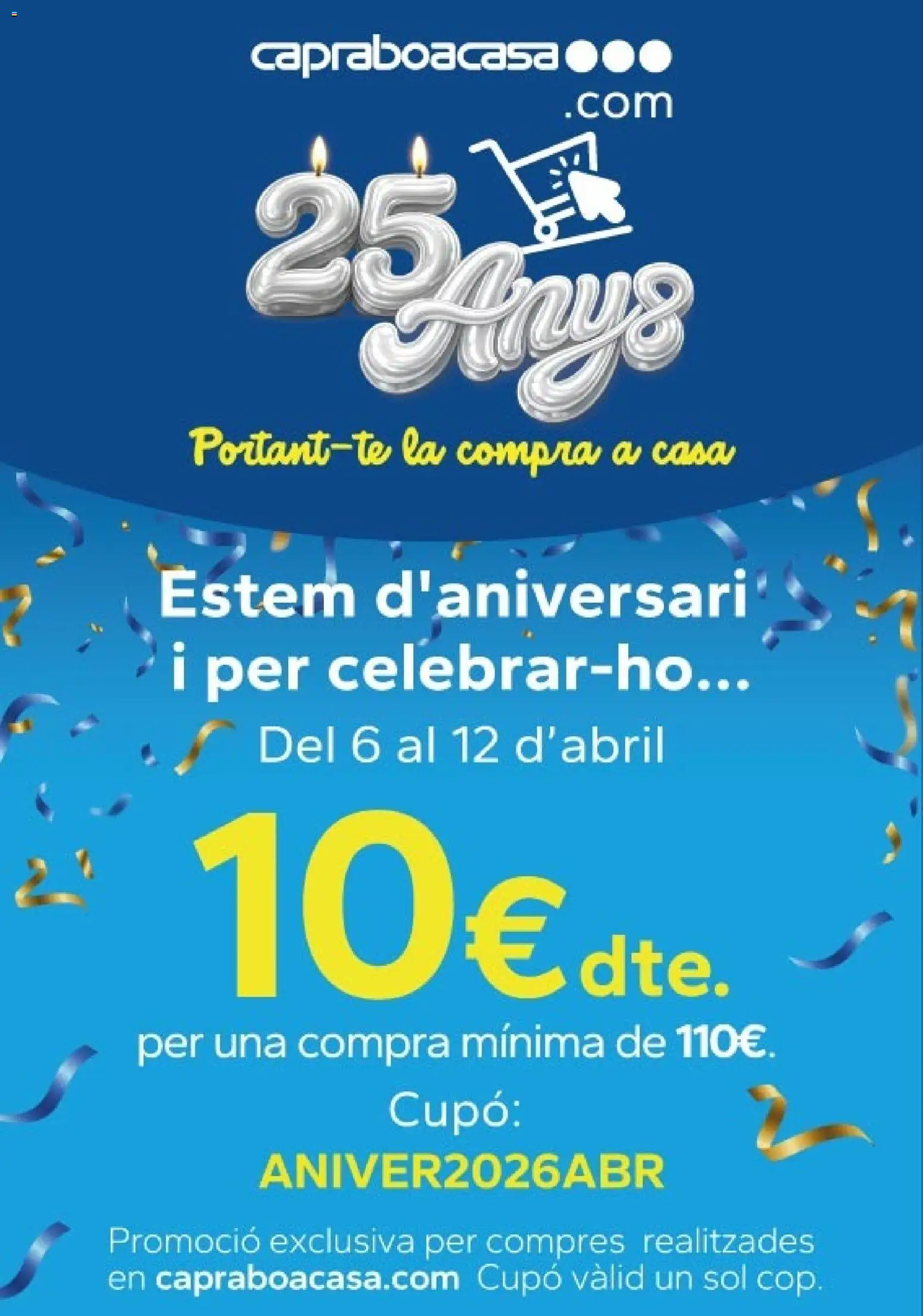 Caprabo Estem d'aniversari i per a celebrar-ho │ válido desde el 06.04.2026 | Página: 1
