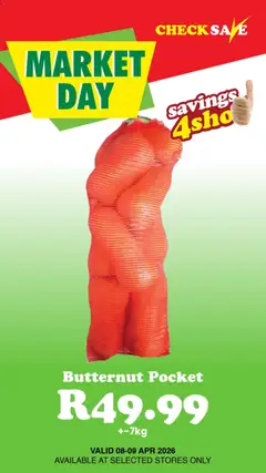 Check Save specials catalogue – valid from 08.04.2026