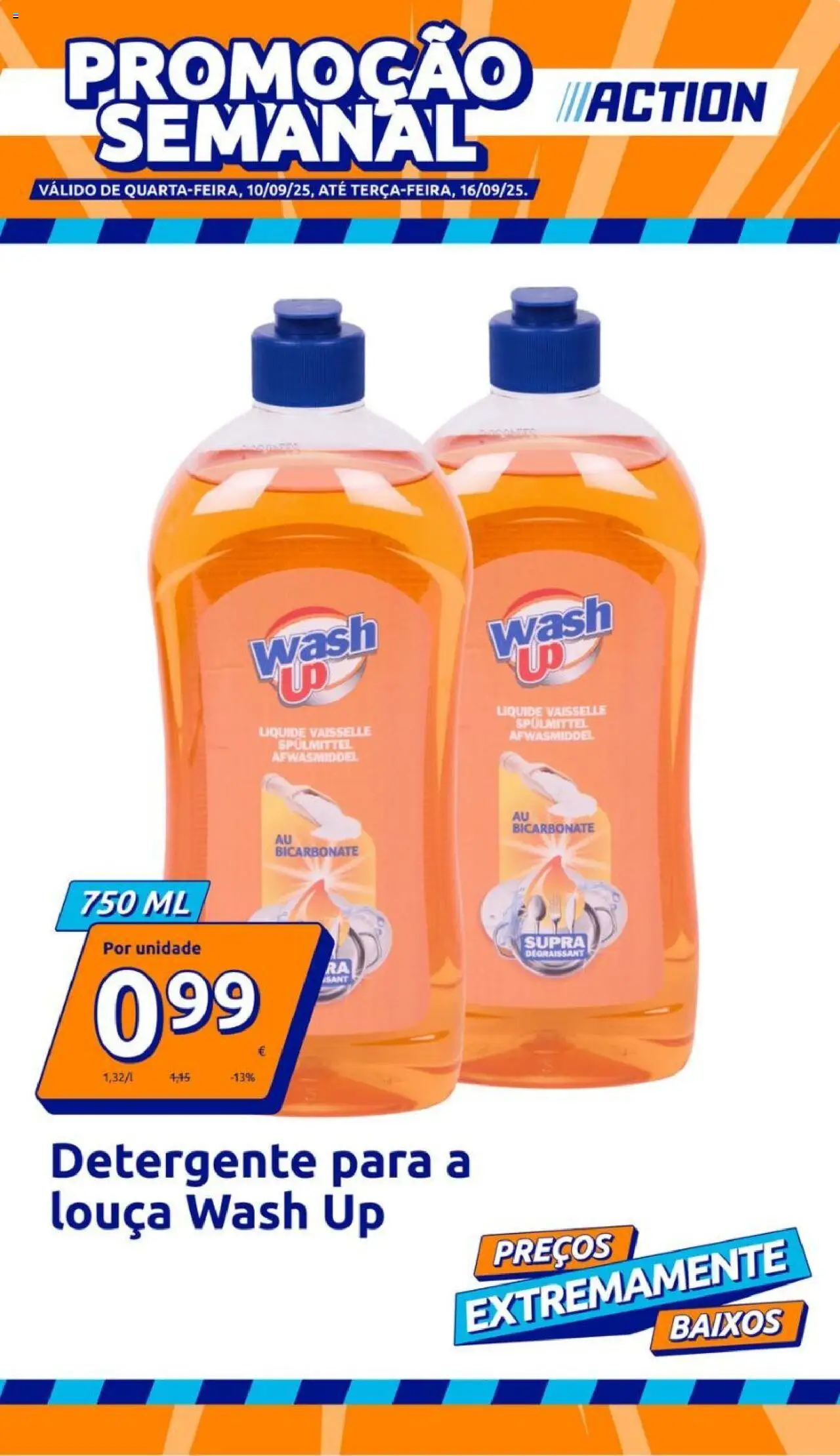 Action - Action PT week 37 2025 │ válido de 10.09.2025 | Página: 1 | Produtos: Detergente