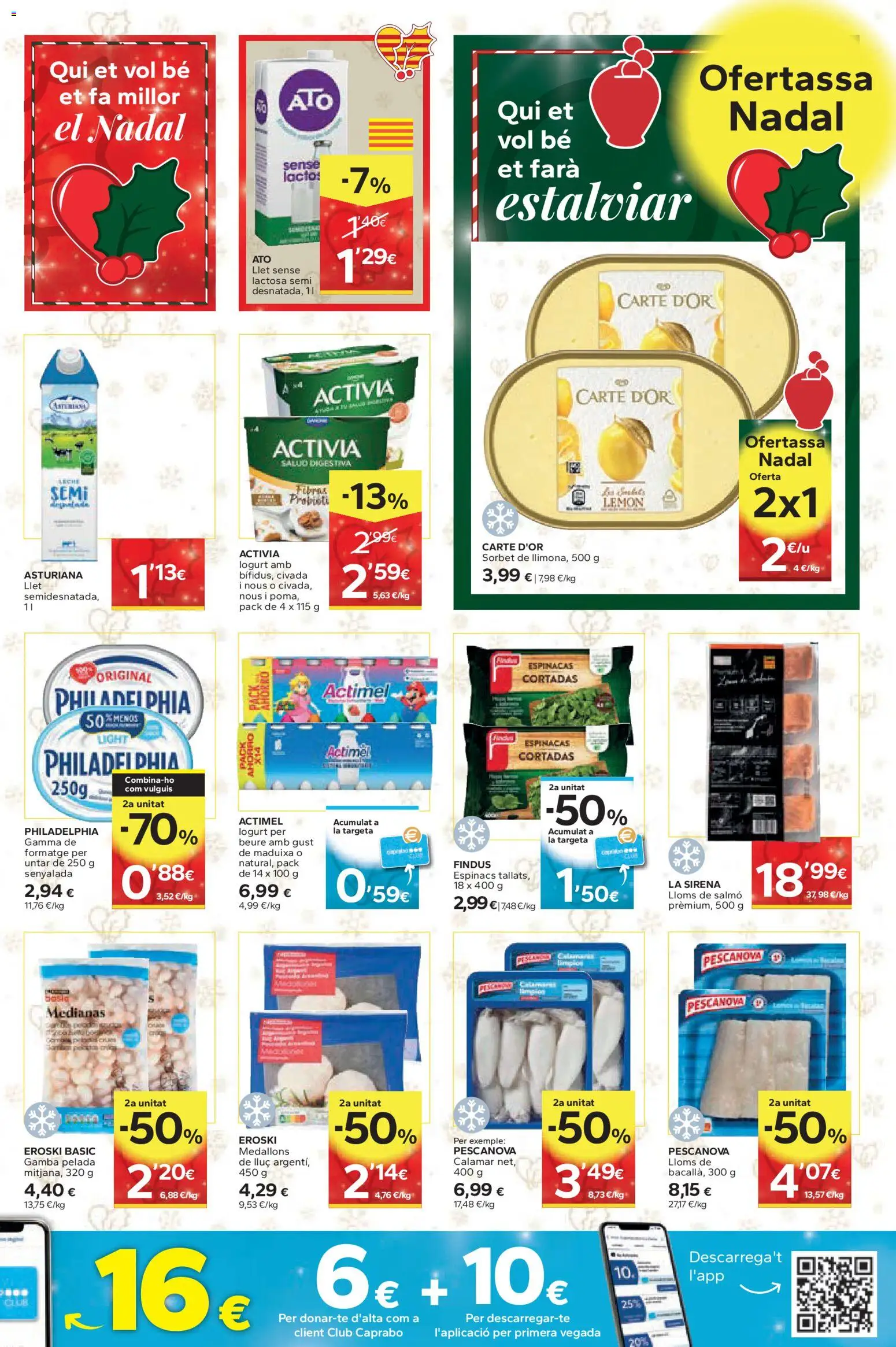 Caprabo folleto │ válido desde el 27.11.2025 | Página: 5 | Productos: Calamares, Πορσελάνη, Gamba