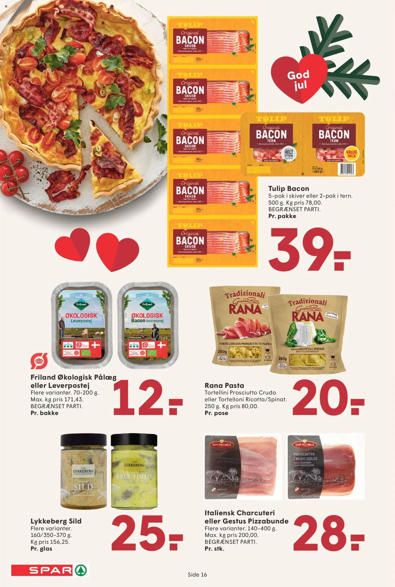 Spar tilbudsavis – gyldig fra 05.12.2025 | Side: 20 | Produkter: Pålæg, Leverpostej, Sild, Bacon