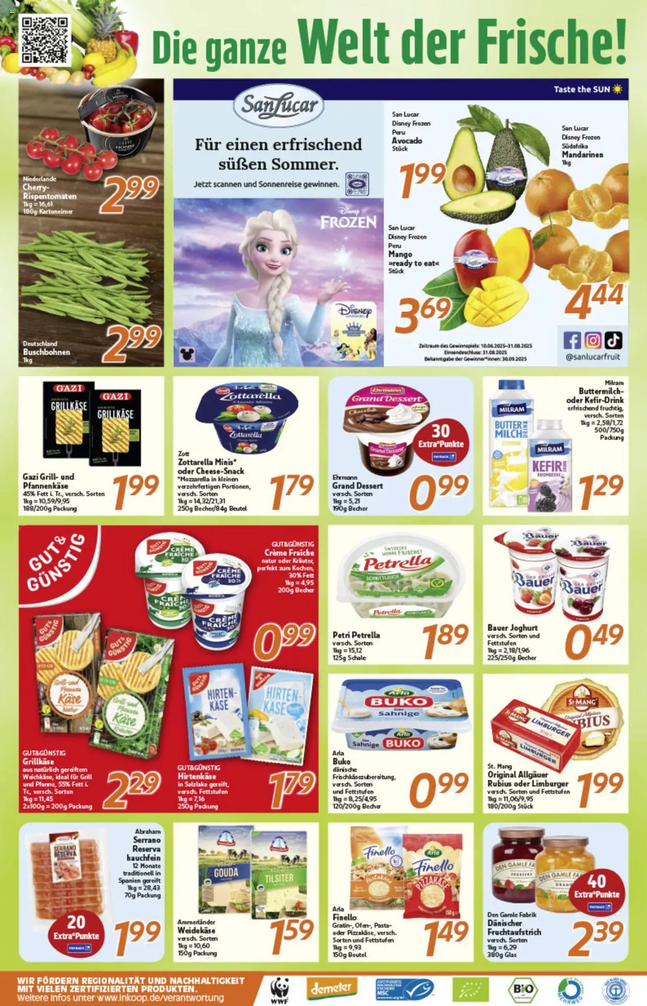 Inkoop Prospekt - gültig ab dem 04.08.2025 | Seite: 2 | Produkte: Käse, Avocado, Zitrone, Pasta