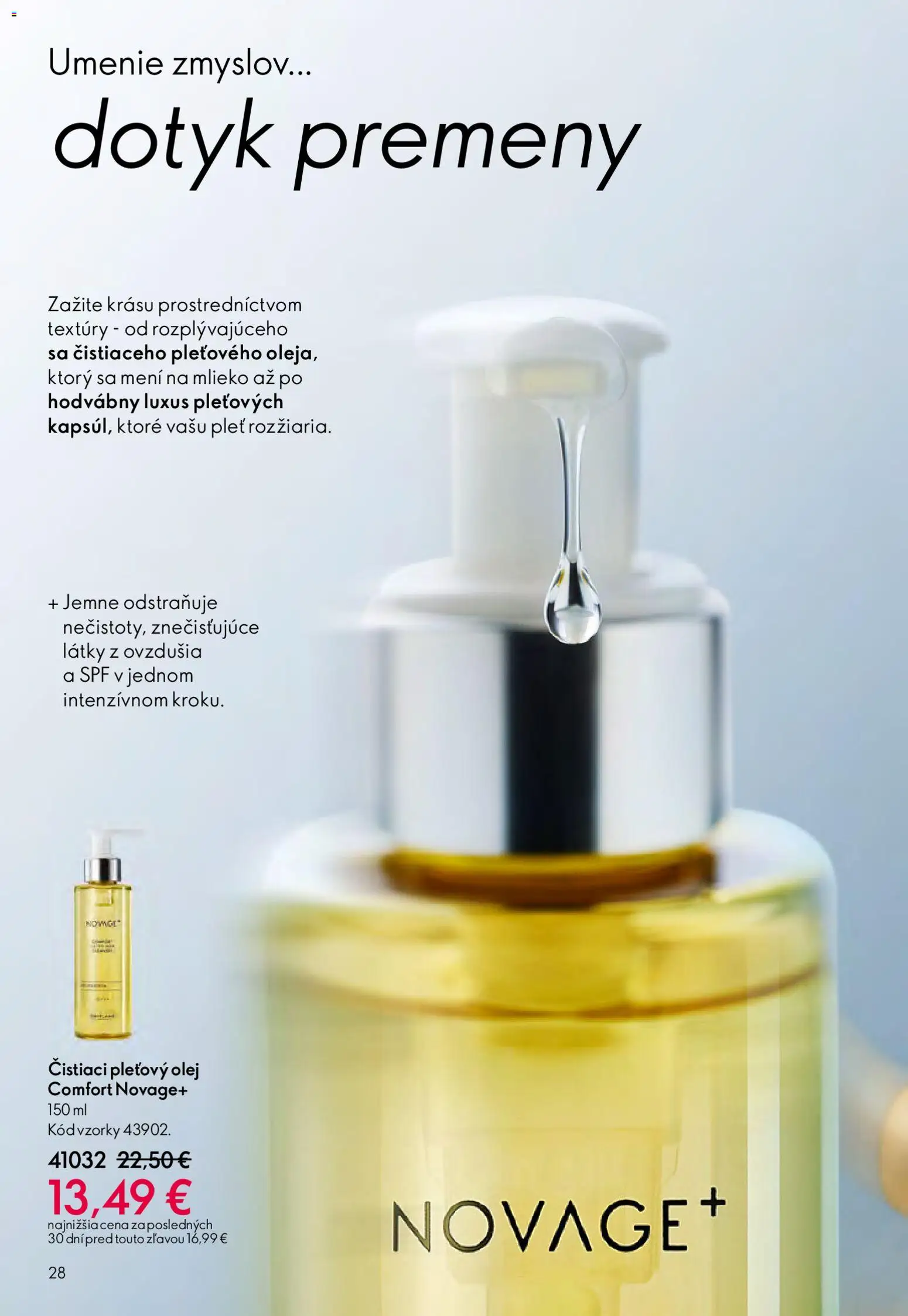 Nové Oriflame akcie – leták je platný od 15.04.2026 | Strana: 28 | Produkty: Mlieko, Olej