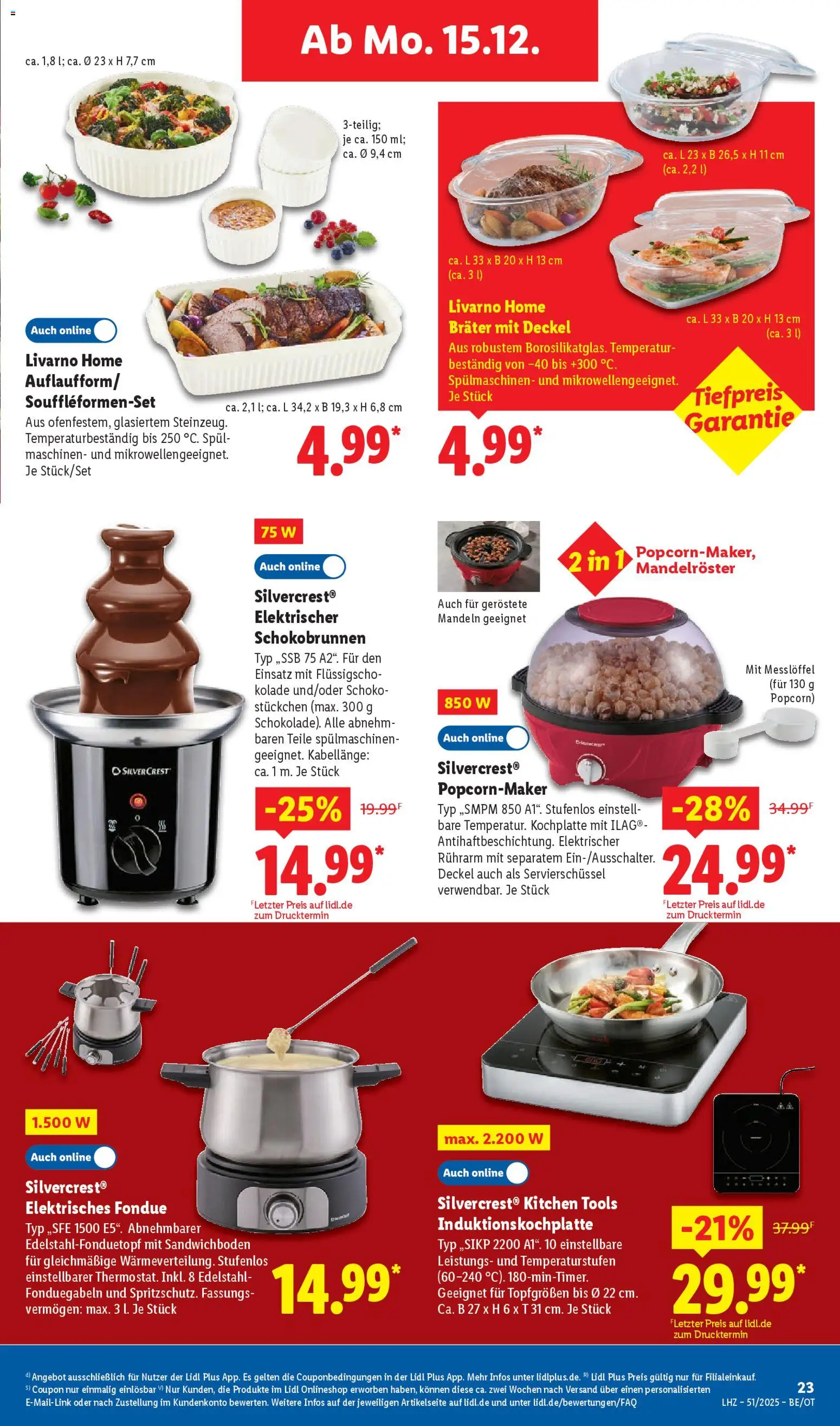 Lidl Prospekt Prenzlau – gültig ab 15.12.2025 | Seite: 37 | Produkte: Mandeln, Kochplatte, Fondue