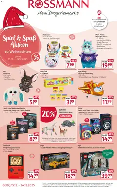 Rossmann Spiel & Spaß Aktion zu Weihnachten ab 15.12.2025 gültig