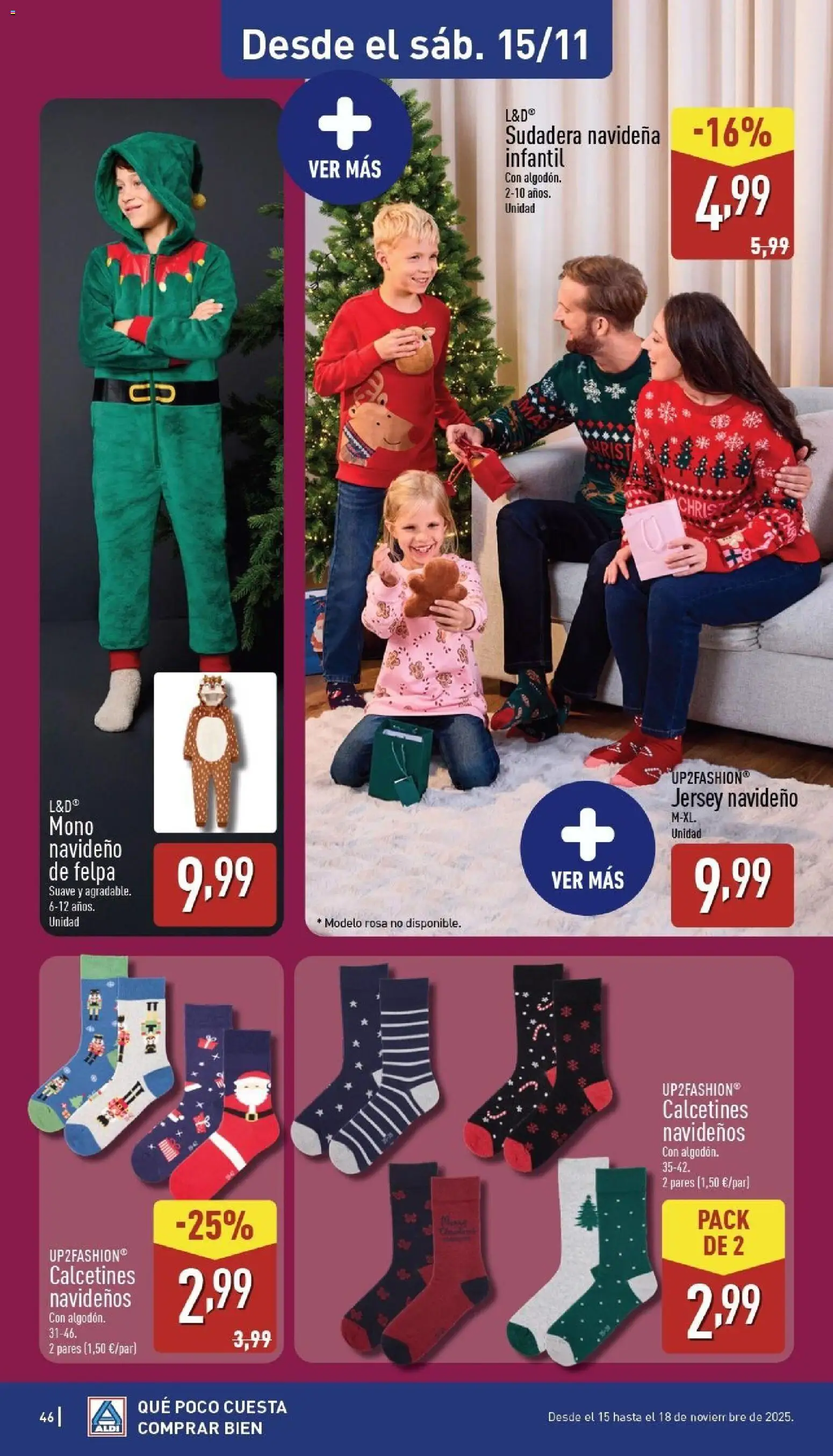 Aldi folleto Canarias │ válido desde el 10.11.2025 | Página: 46 | Productos: Sudadera
