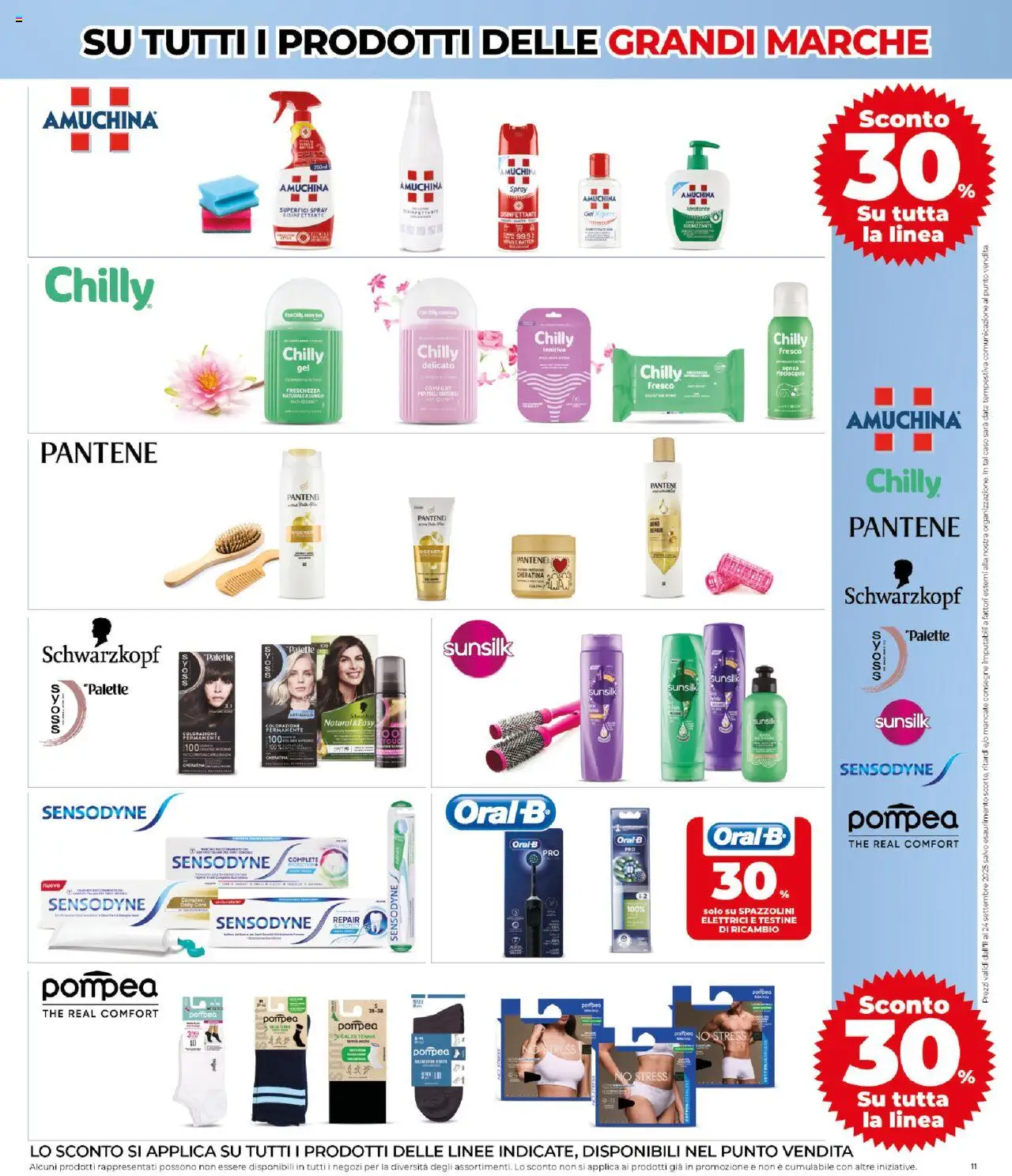 Volantino Ipercoop del 11.09.2025 | Pagina: 11 | Prodotti: Spray disinfettante, Data, The