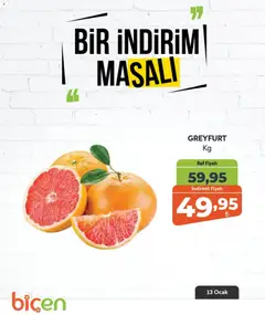 13.01.2026 tarihinden itibaren geçerli olan Biçen Market kataloğu önizlemesi