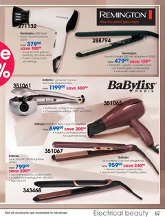 Clicks specials catalogue – valid from 28.10.2025 | Page: 67 | Products: Hair straightener