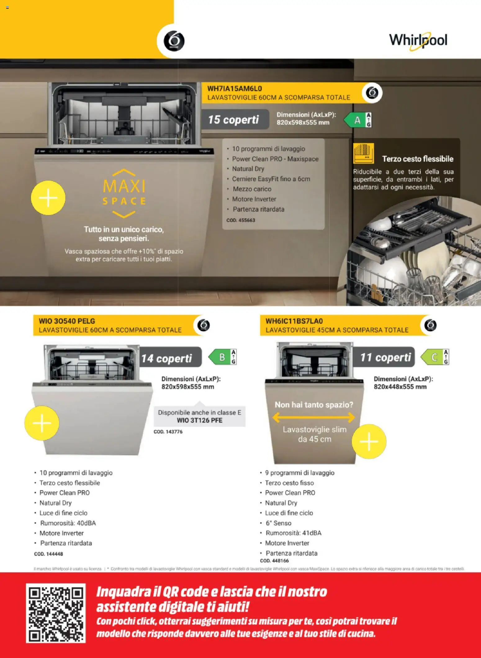 Volantino Media World del 25.11.2025 | Pagina: 50 | Prodotti: Lavastoviglie