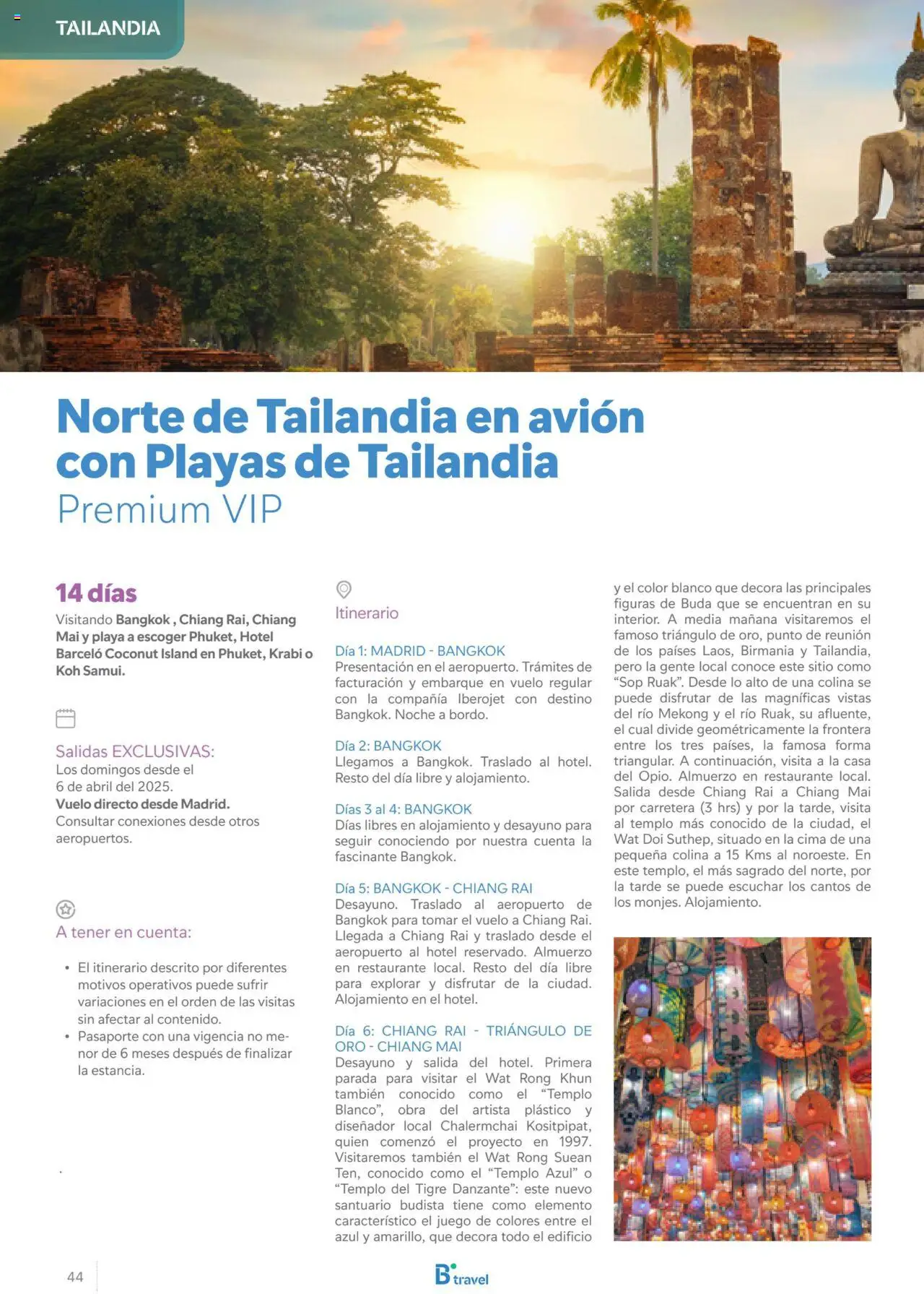 B the travel brand Asia 2025 │ válido desde el 15.11.2024 | Página: 44