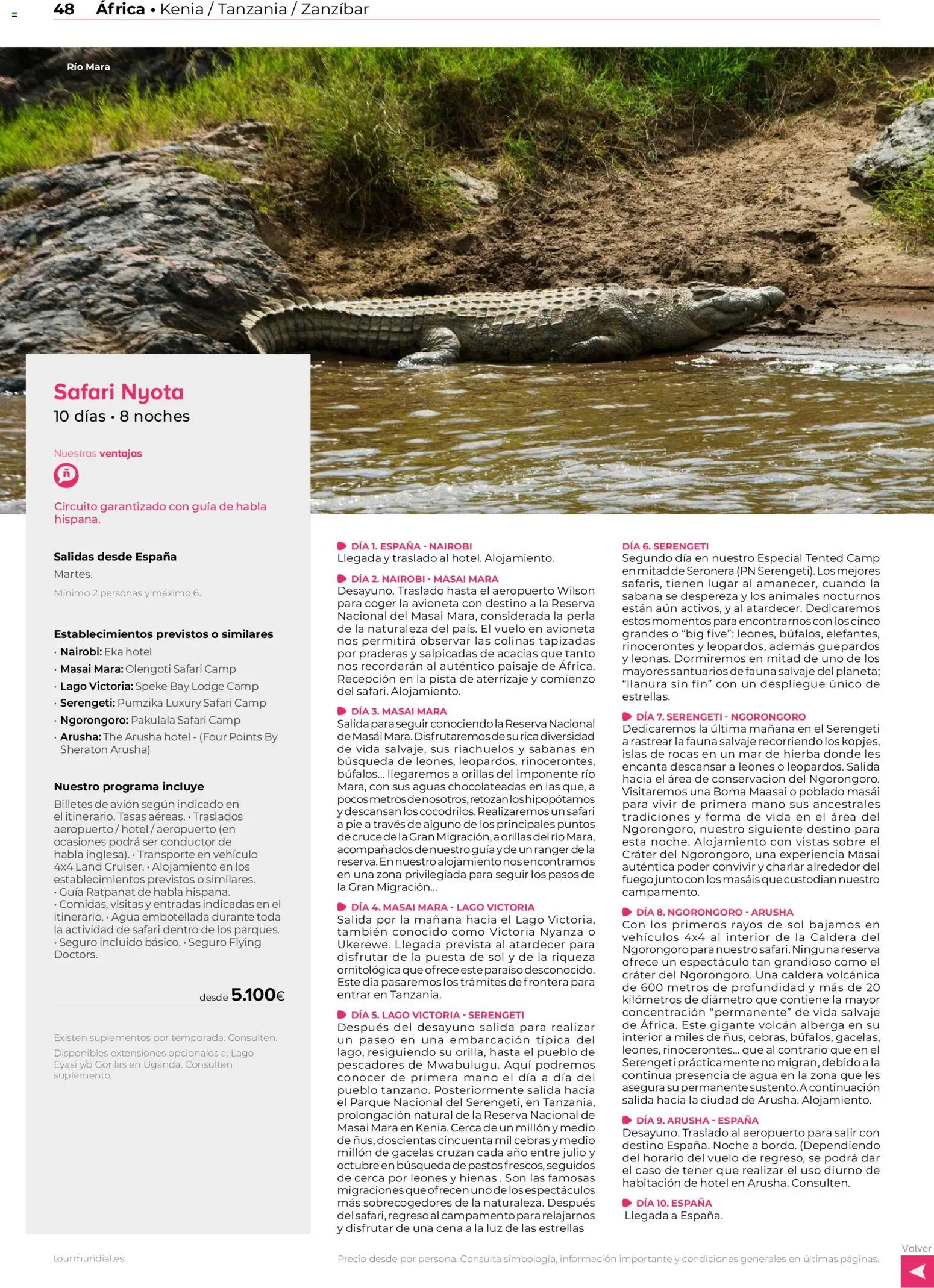 Viajes El Corte Inglés Africa y Oriente Medio │ válido desde el 01.01.2026 | Página: 48