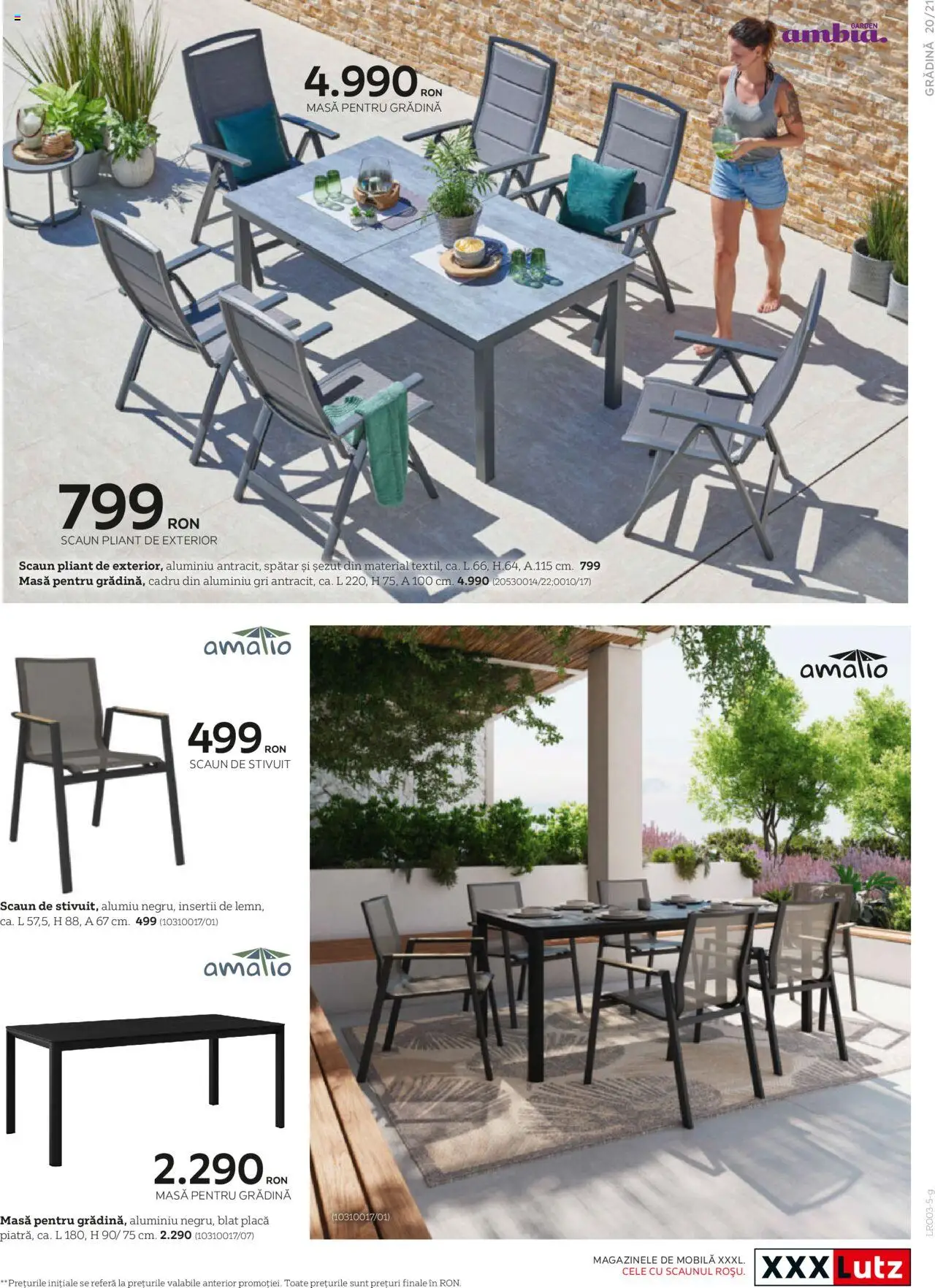 XXXLutz catalog - Grădină – valabil de la 10.03.2025 | Pagină: 21 | Produse: Masă, Scaun