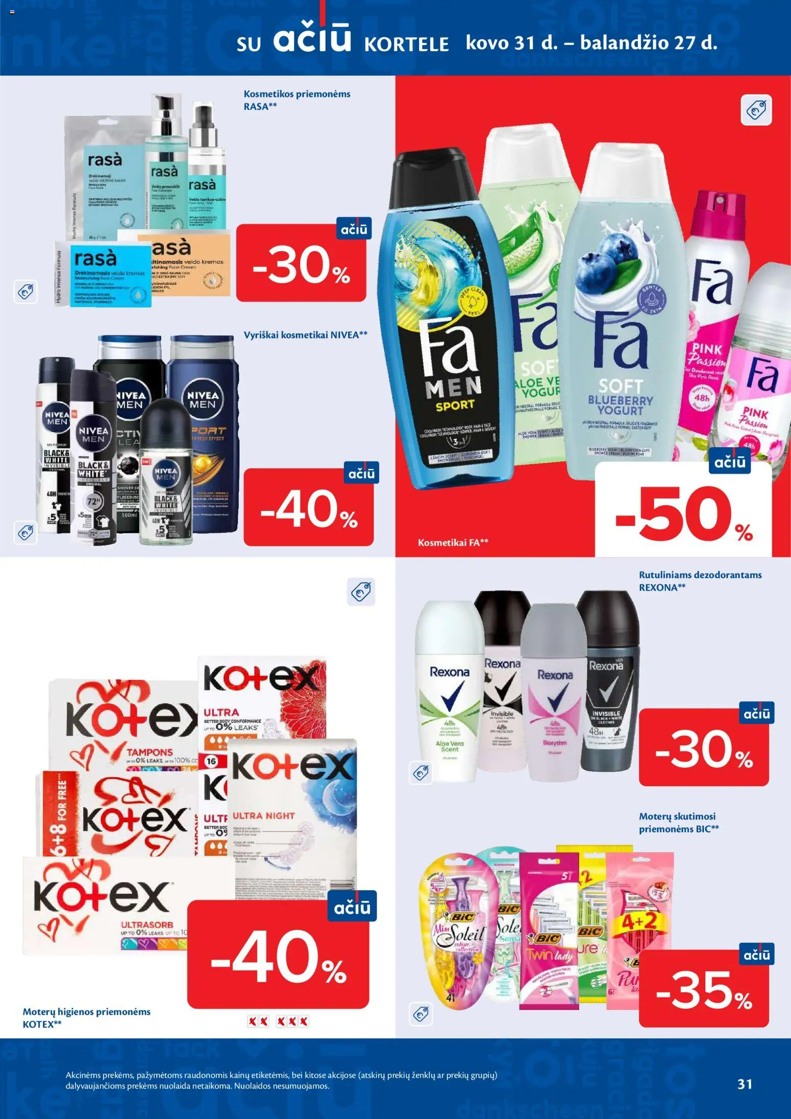 MAXIMA akcijos nuo 31.03.2026 | Puslapis: 31 | Prekių: Kremas