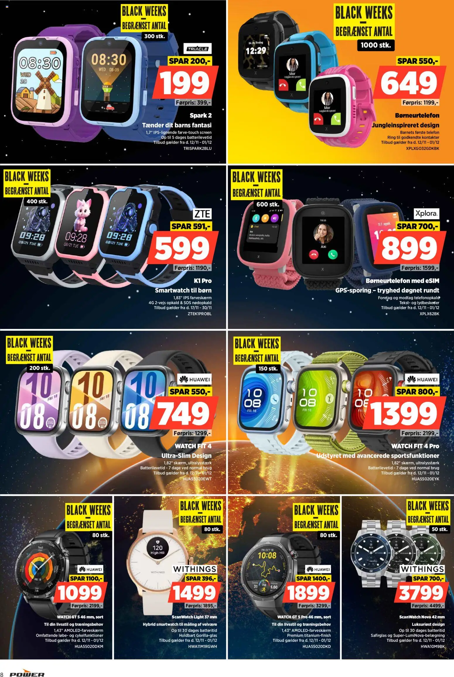 Power tilbudsavis – gyldig fra 12.11.2025 | Side: 8 | Produkter: Telefon, Maling, Smartwatch
