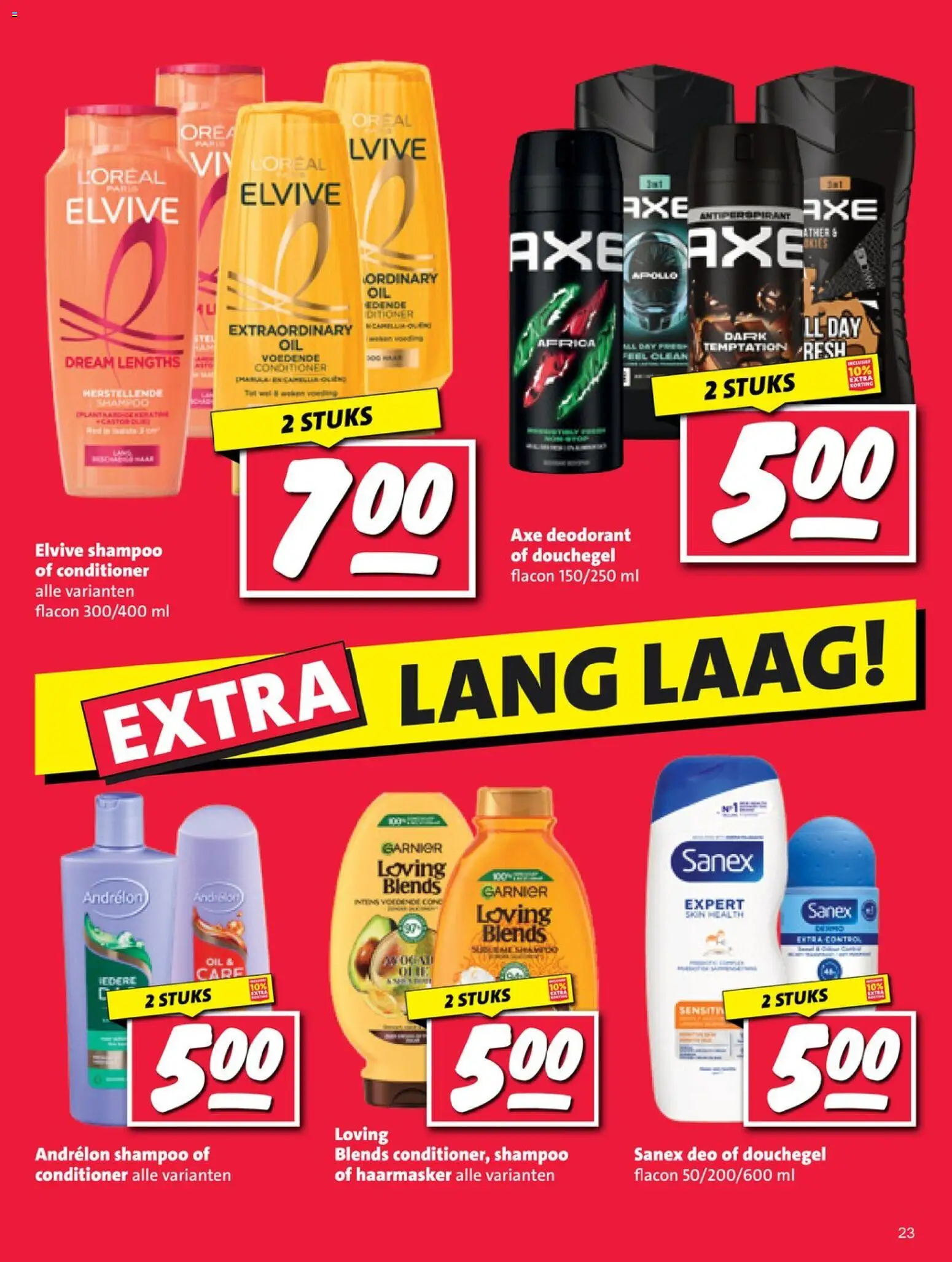 {H1} | Pagina: 23 | Producten: Deodorant, Shampoo, Conditioner, Douchegel