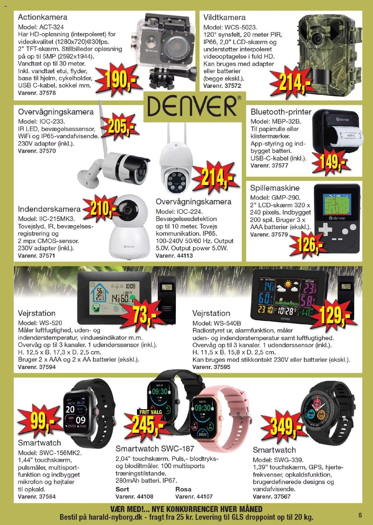 Harald Nyborg tilbudsavis – gyldig fra 08.01.2026 | Side: 7 | Produkter: Stikkontakt, Batterier, USB, Vejrstation